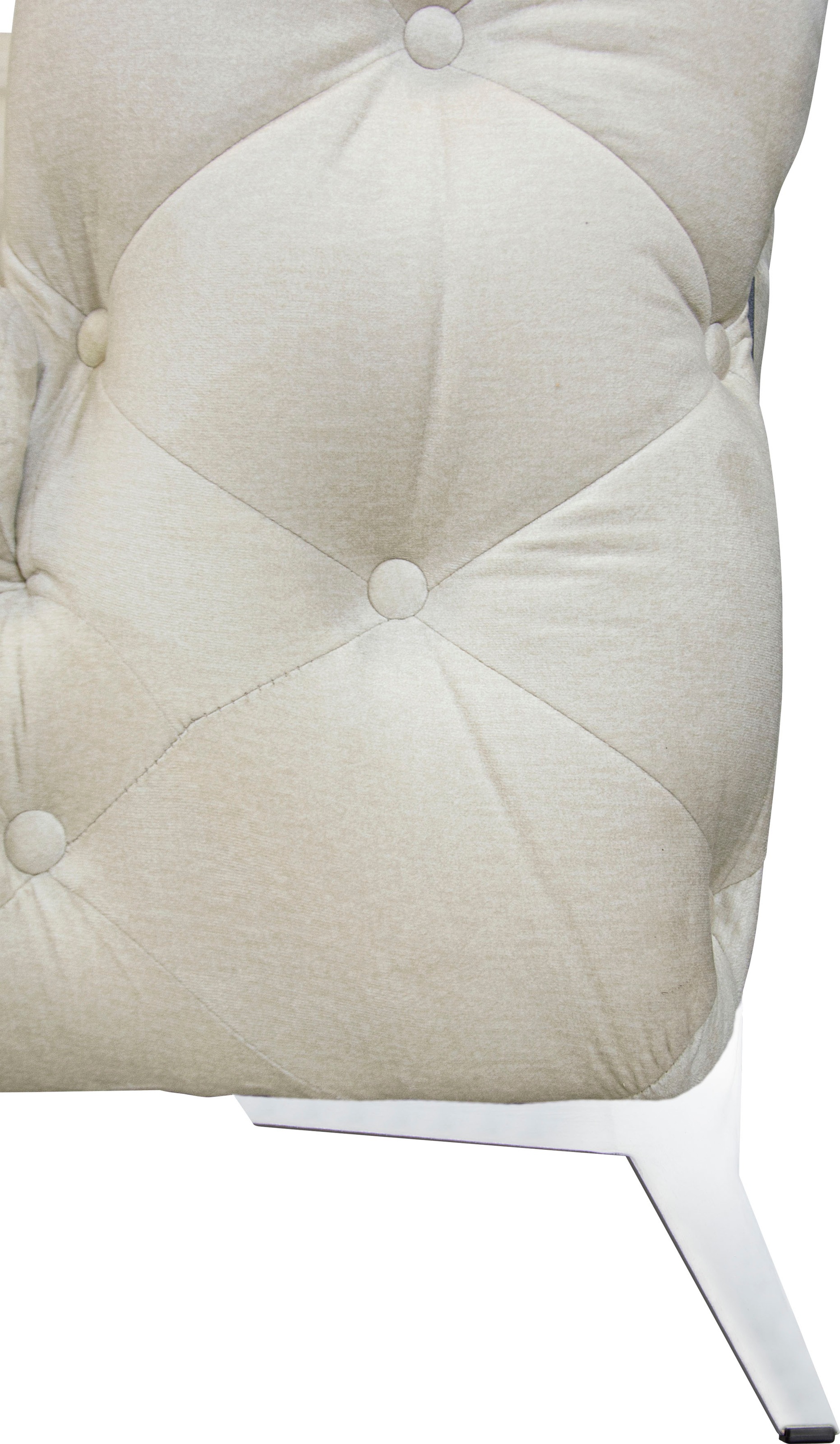 Leonique Chesterfield-Sofa »Amaury L-Form«, grosses Ecksofa, Chesterfield-Optik, Breite 323 cm, Fussfarbe wählbar