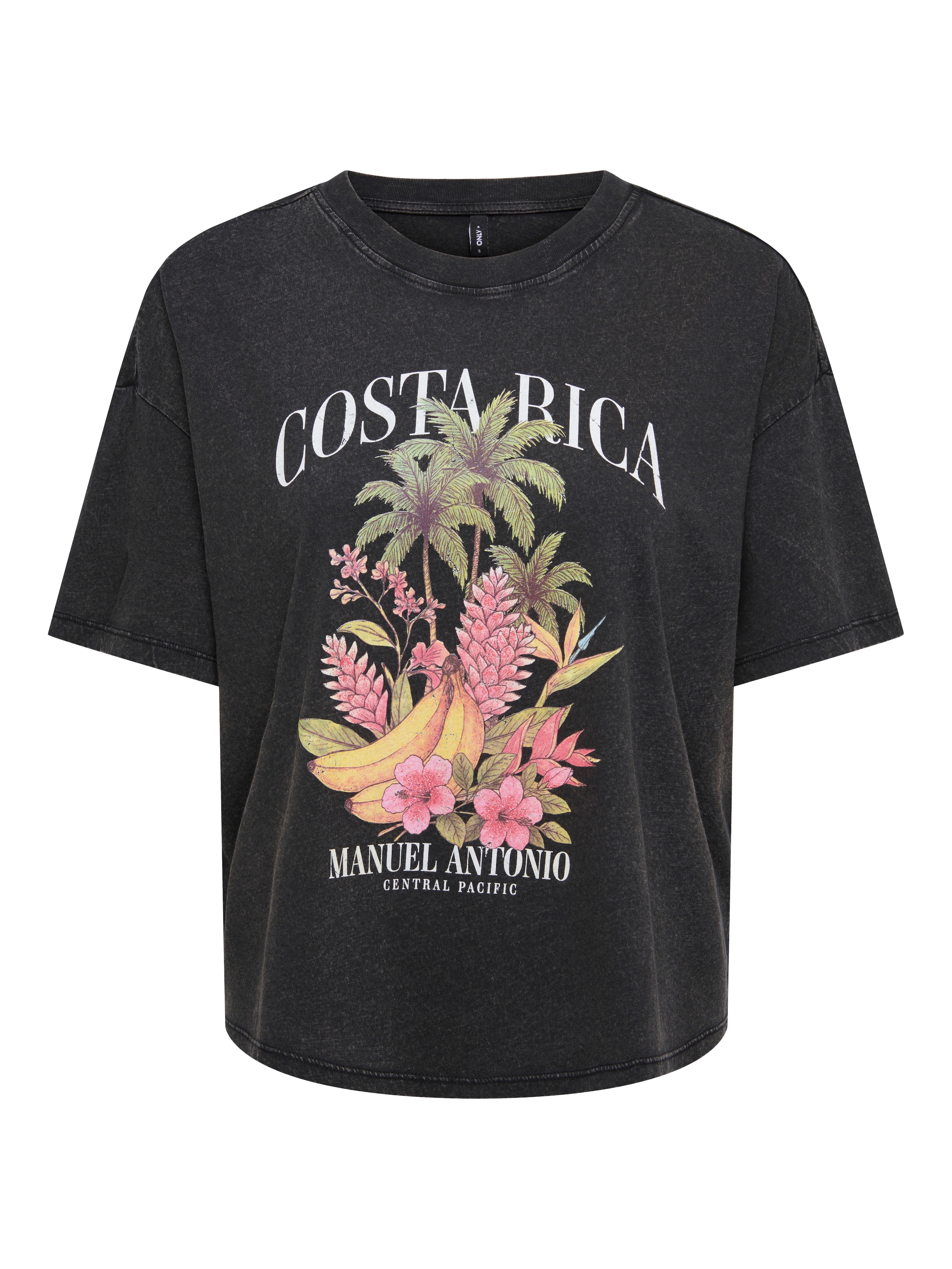 ONLY T-shirt à manches courtes »ONLLUCY BOXY S/S TOP JRS« Baumwolle, Rundhals