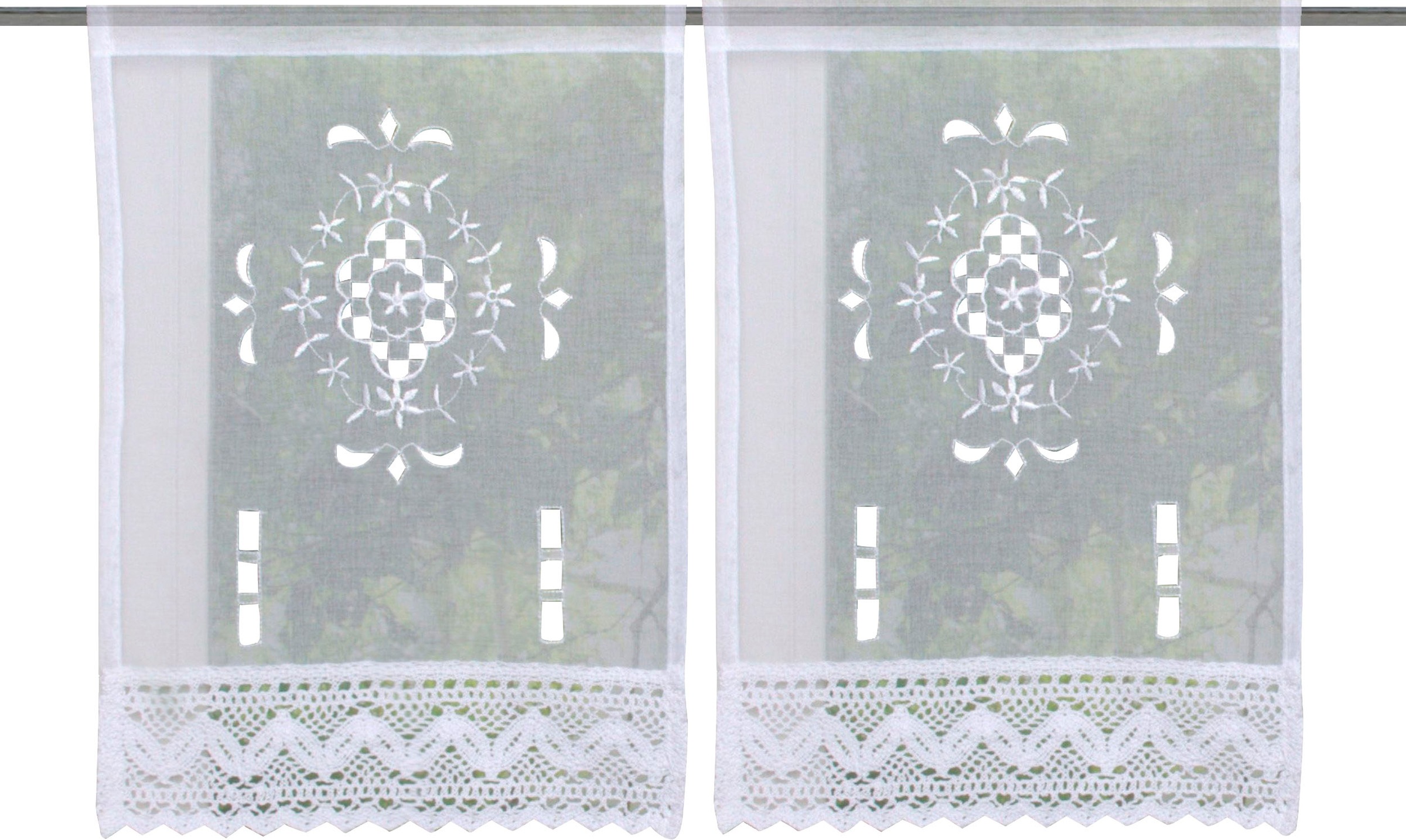 Image of HOME WOHNIDEEN Scheibengardine »ALEGRA«, (2 St.) bei Ackermann Versand Schweiz