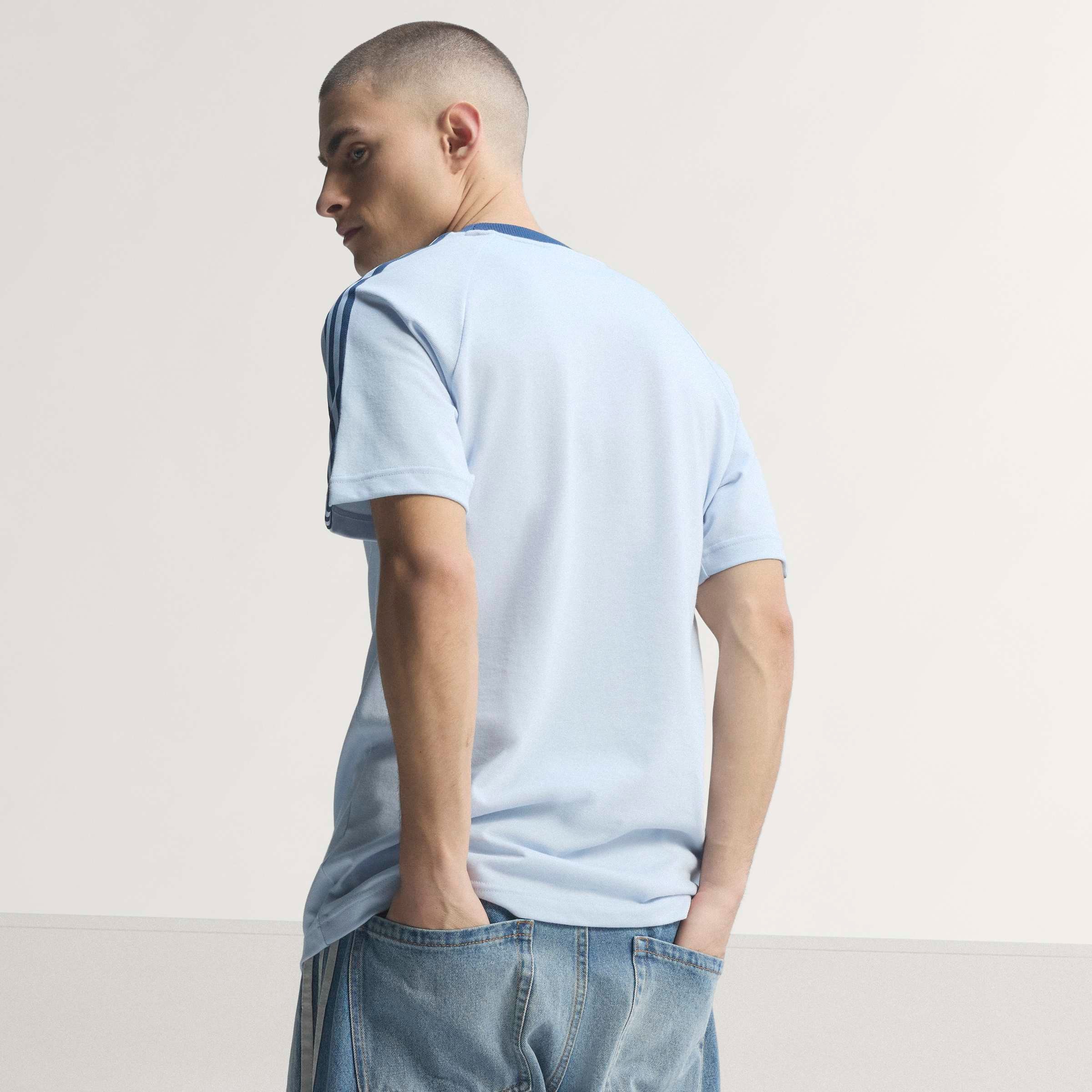 adidas Performance T-shirt »ITALIEN ORIGINALS« style sportif, sans fermeture, en coton