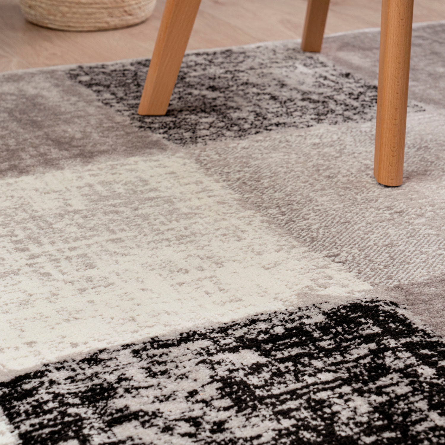 Paco Home Teppich »Sinai 084«, rechteckig, 13 mm Höhe, Kurzflor, modernes Karo Design