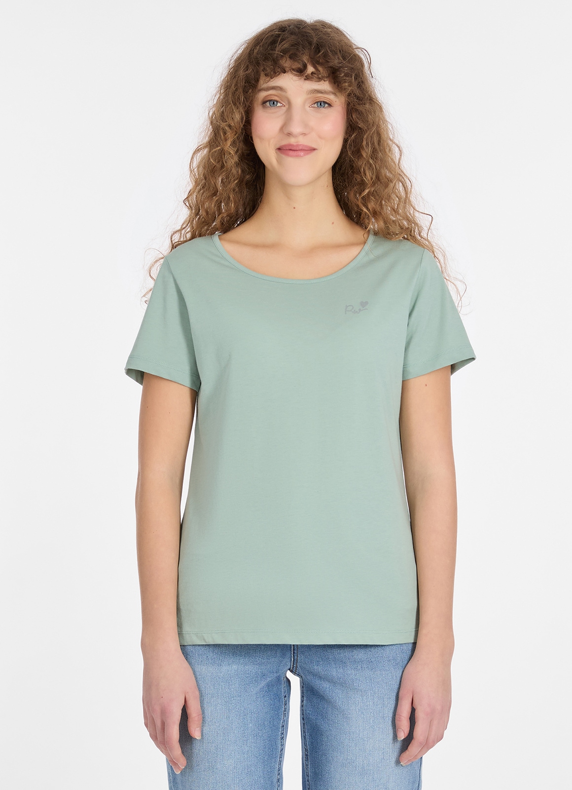 Image of Ragwear Kurzarmshirt "MINTTA" Kurzarmshirt, aus Baumwolle und Polyester, lockere Passform, mit Druck