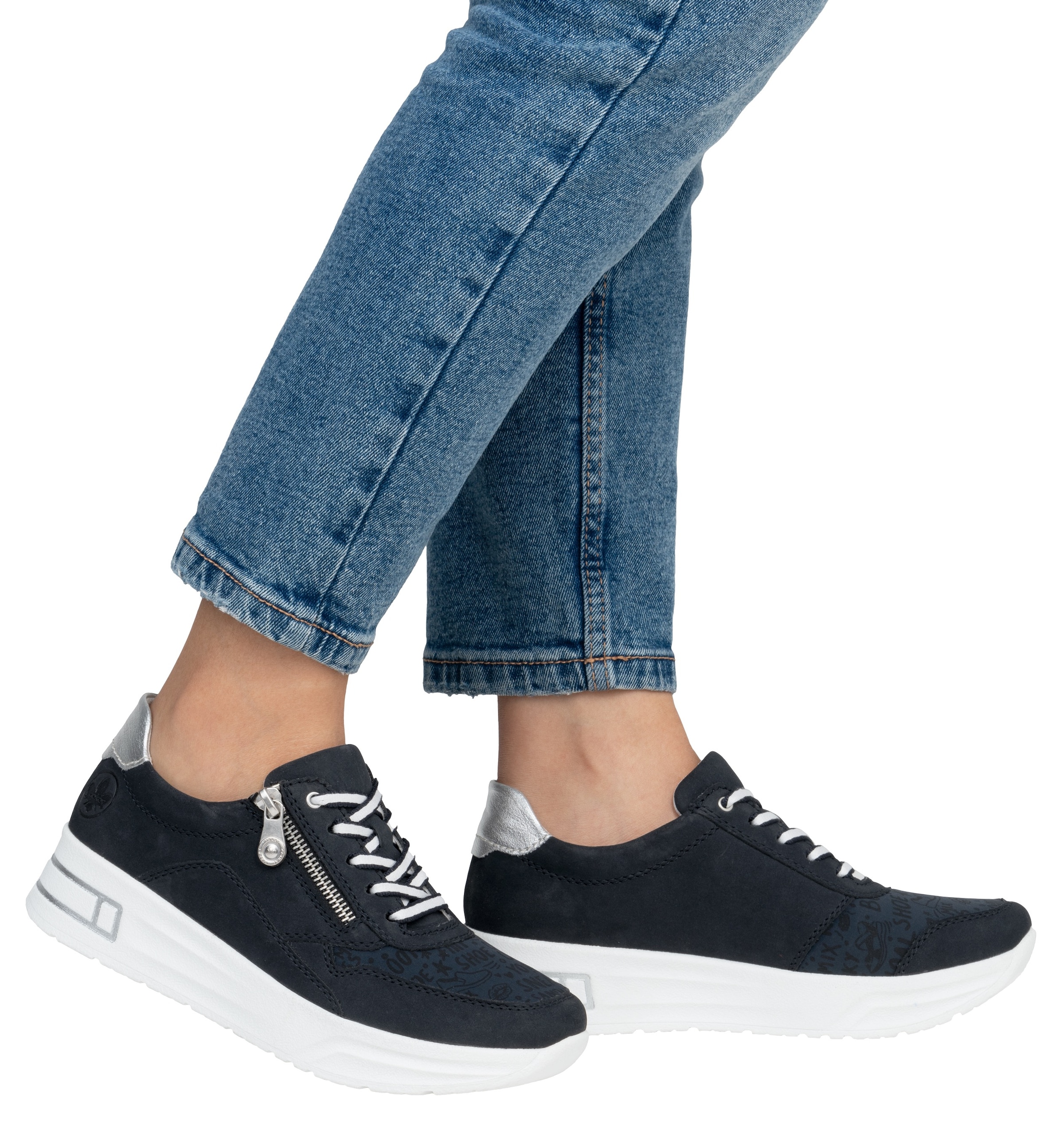Rieker Baskets à plateforme  Schnürschuh, Halbschuh, Freizeitschuh mit Soft-Einlage