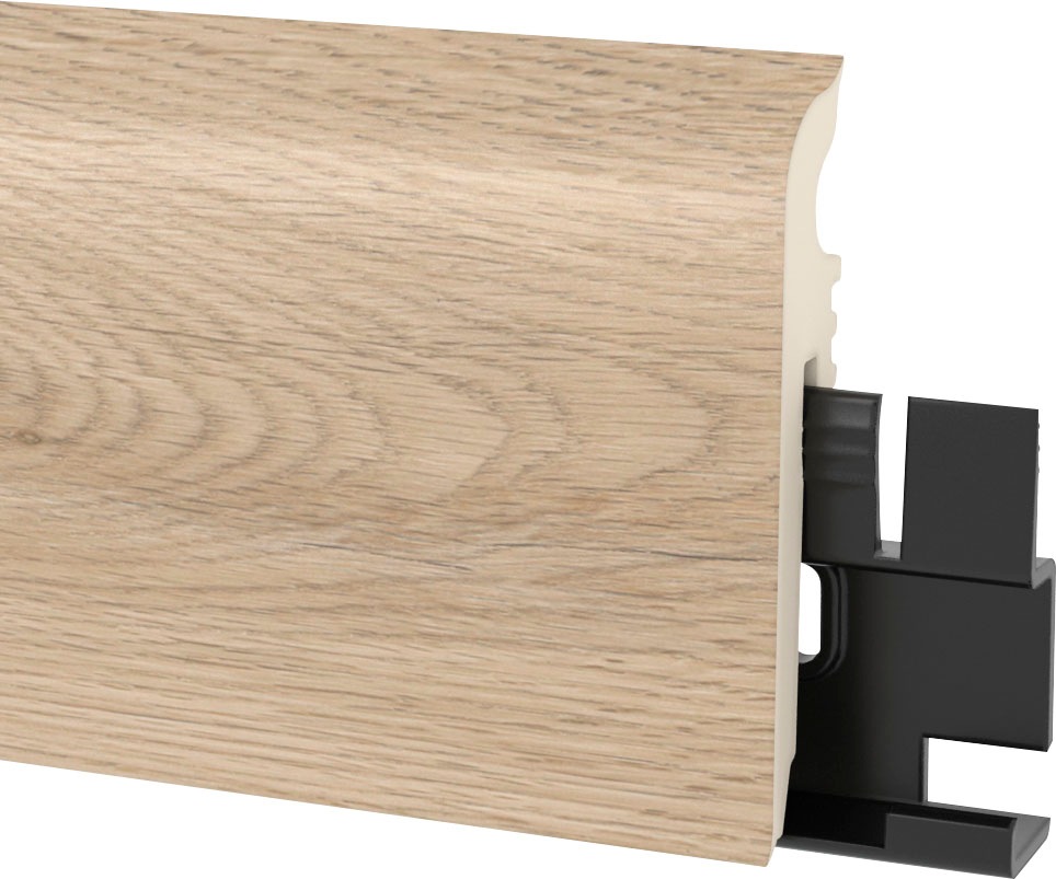 Image of Arbiton Sockelleiste »VIGO 60 Monument«, (Set, 2 St., 2 Stück á 2,20m), Eiche, Hochwertige Designleiste für Vinyl bei Ackermann Versand Schweiz