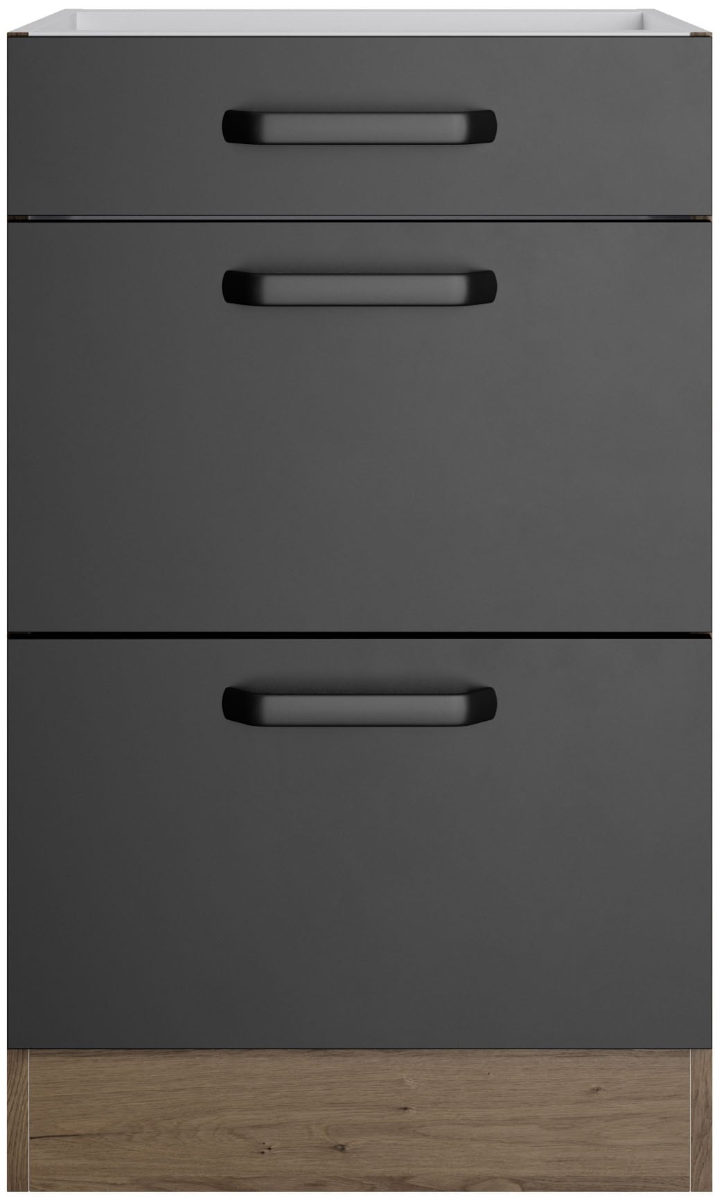 wiho Küchen Unterschrank »Elba« Breite 50 cm, mit zwei Auszügen