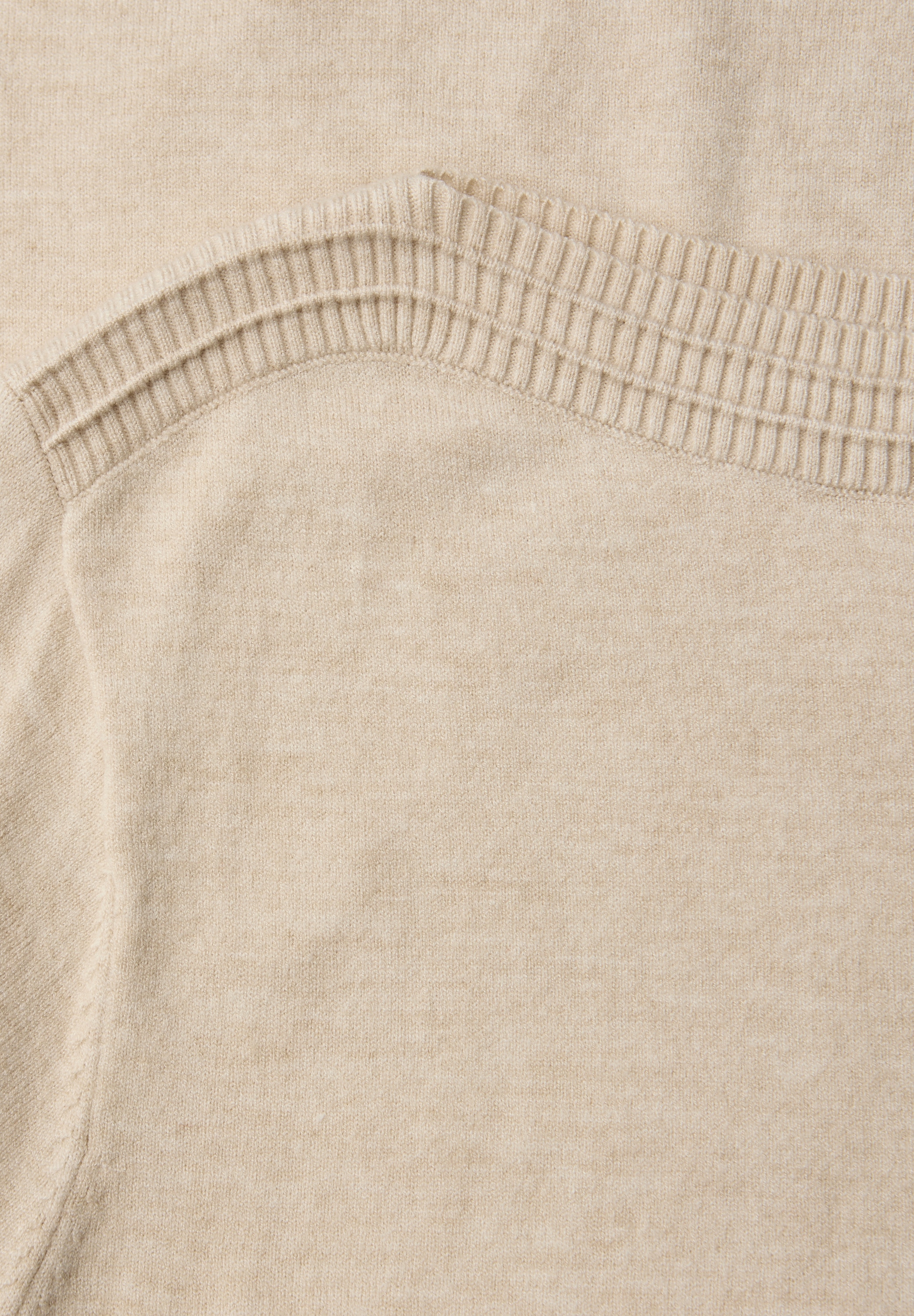 STREET ONE Pull en tricot U-Boot-Ausschnitt mit Strukturdetails