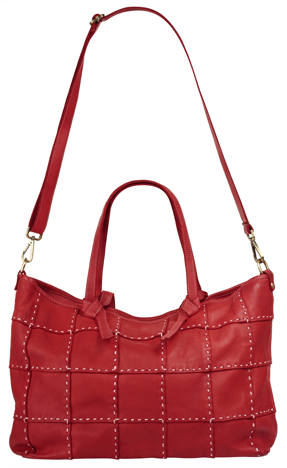 Samantha Look Shopper, echt Leder, Made in Italy