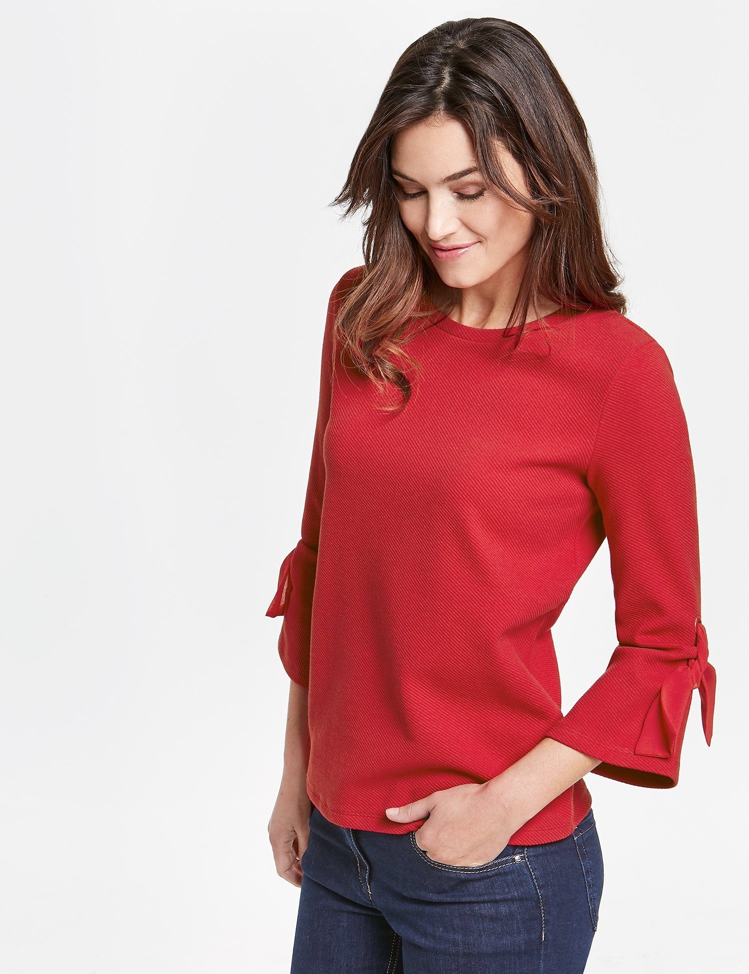 T-Shirt 3/4 Arm »3/4 Arm Shirt mit Schleifen«