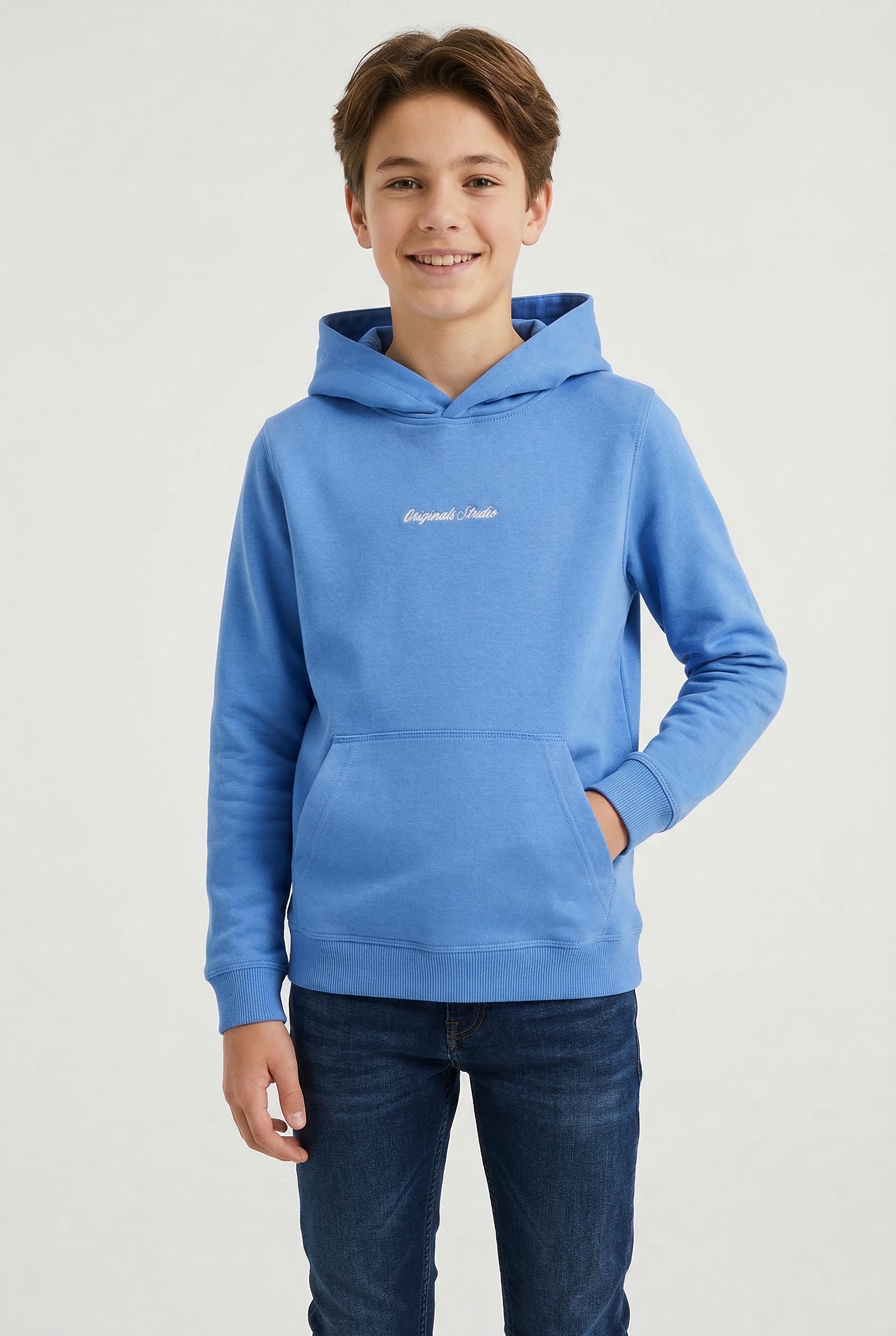 Image of Jack & Jones Junior Kapuzensweatshirt "JORNORREBRO EMB SWEAT HOOD NOOS JNR"
