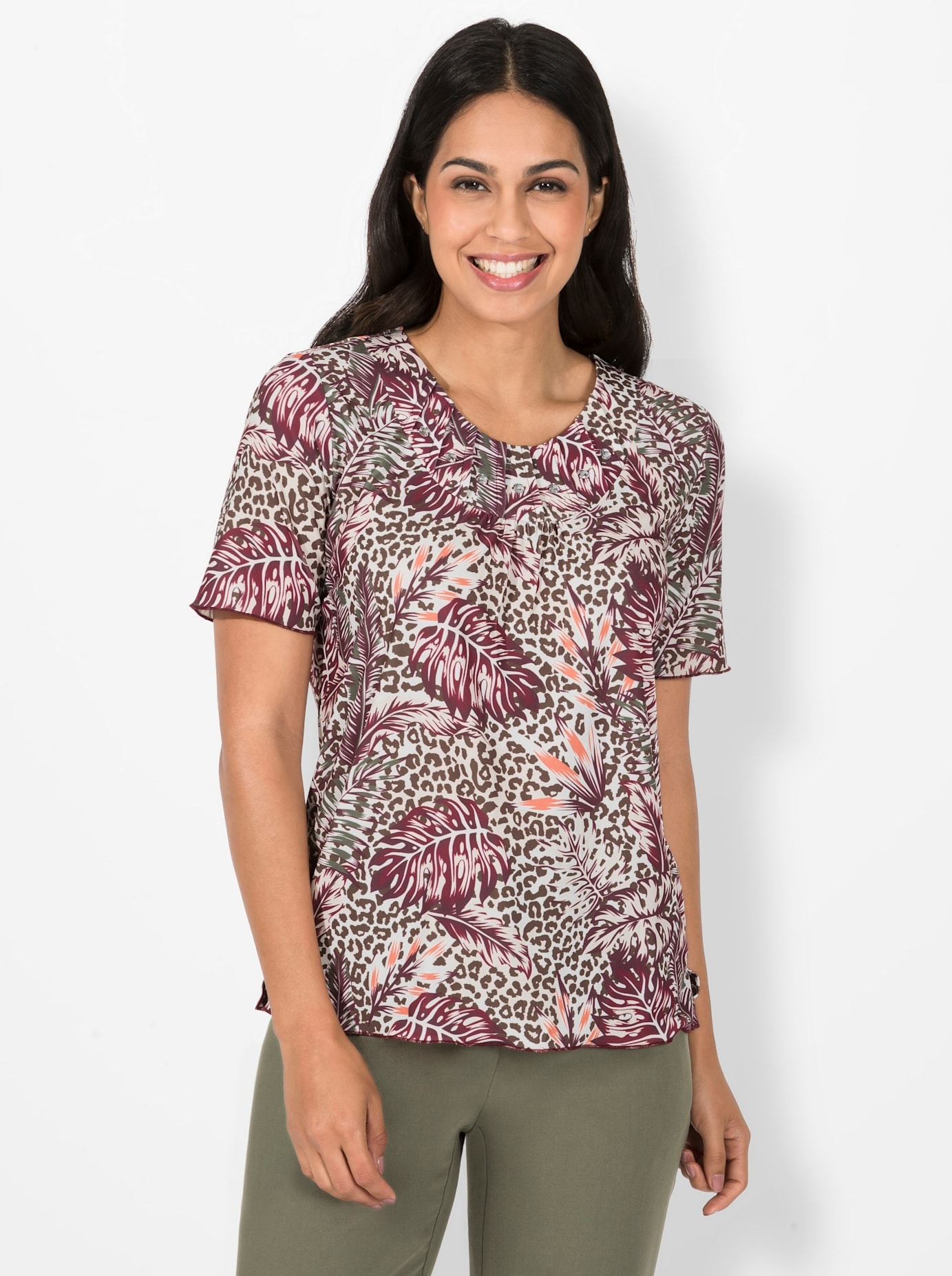 Lady Rundhalsshirt »Shirt«, (1 tlg.)