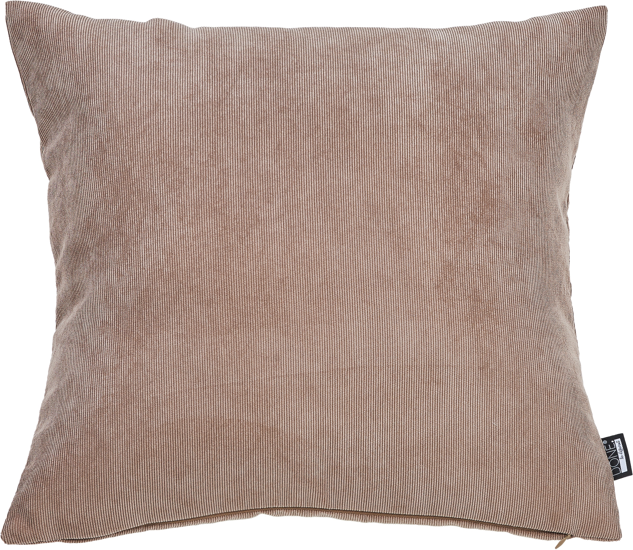 done.® Coussin décoratif »DUNE« Tissu en velours côtelé doux