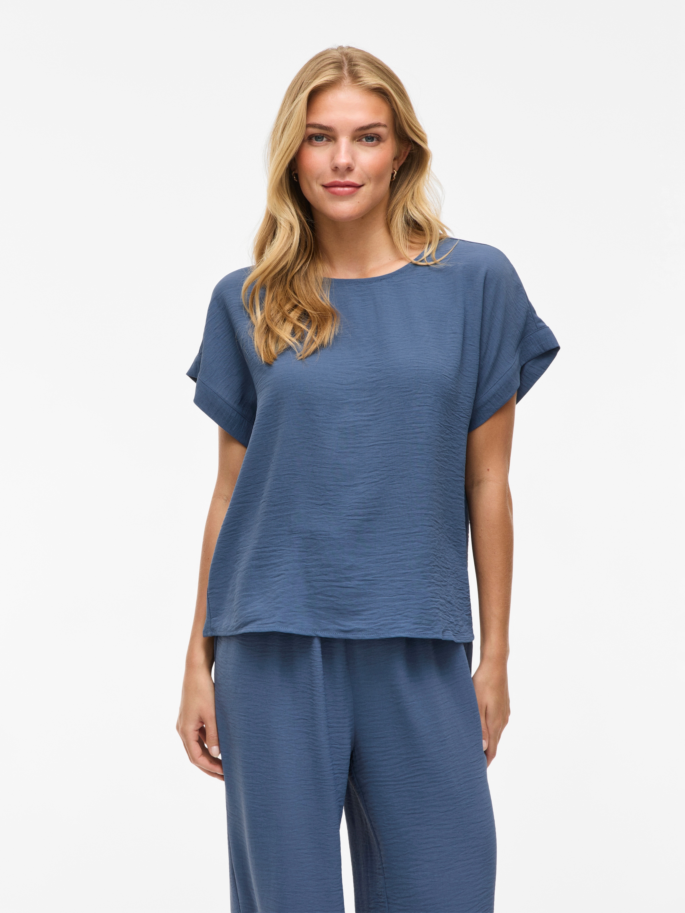 Image of Vila Kurzarmshirt "VIJOSA S/S TOP - NOOS"