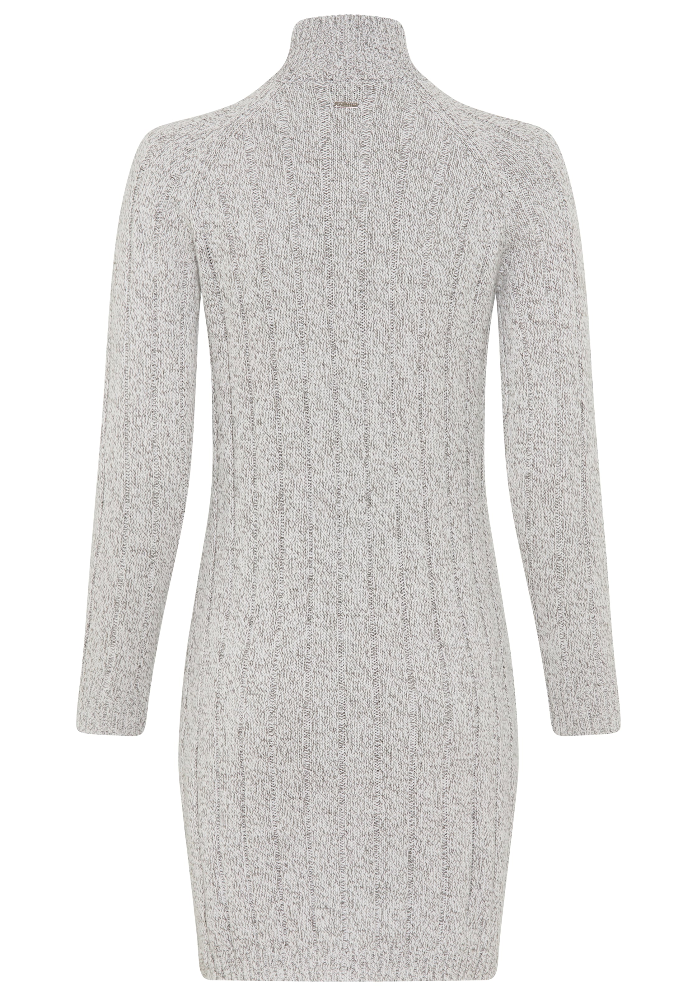 Laura Scott Robe en tricot mit Troyer-Ausschnitt in Rippstrick - NEUE KOLLEKTION