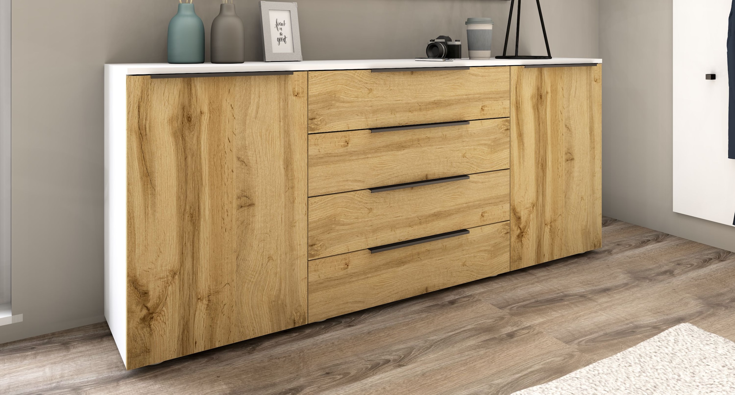 borchardt Möbel Sideboard »Tom«, Breite 166 cm