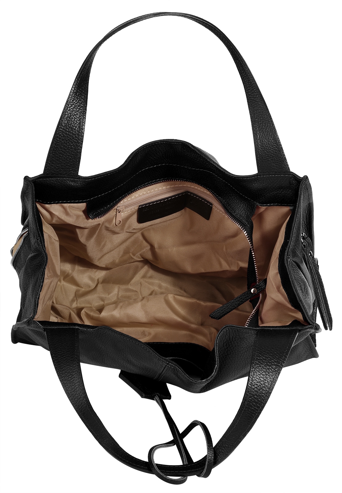 Cluty Shopper, echt Leder, Made in Italy