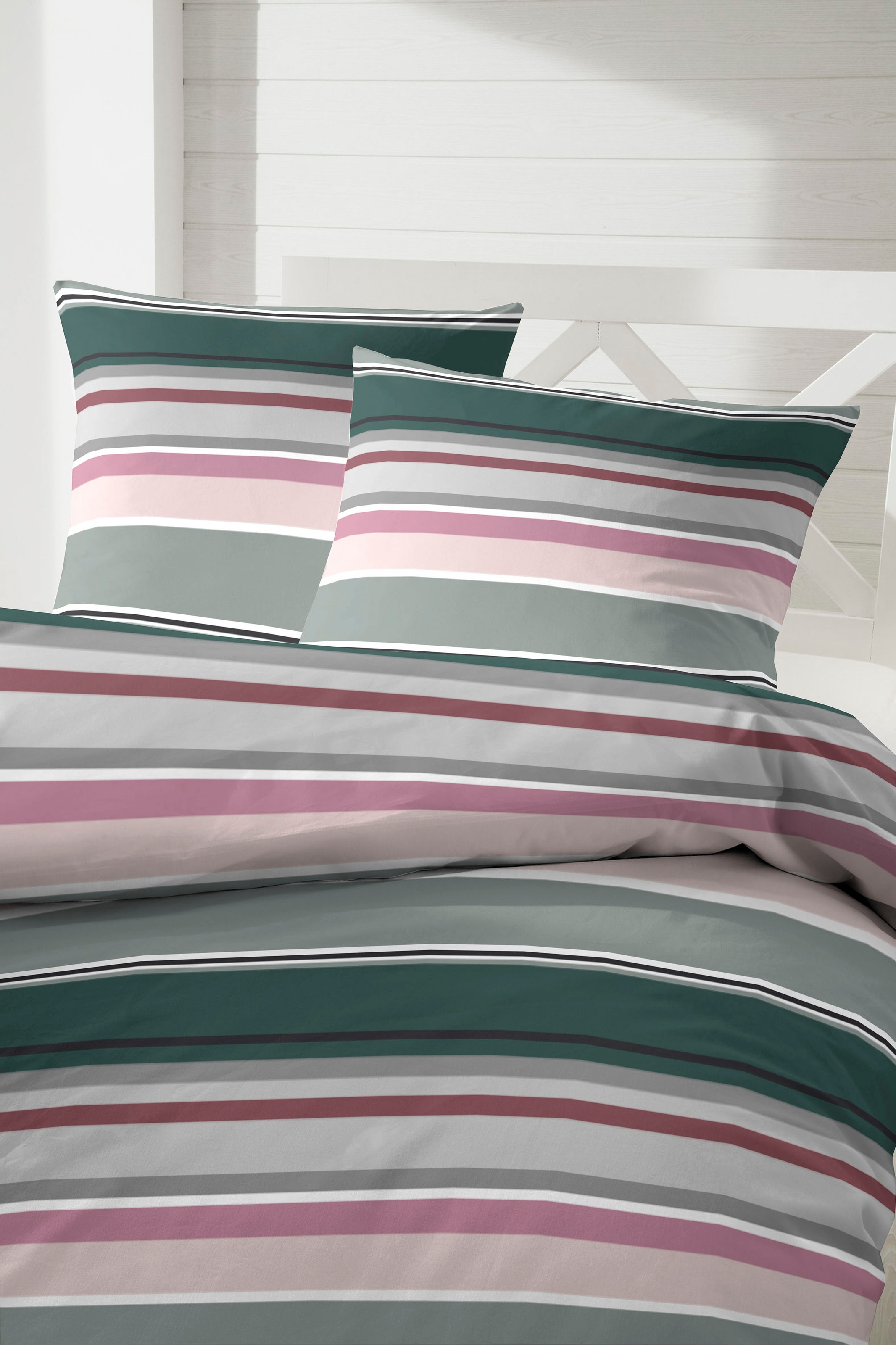 Primera Bettwäsche »Late Summer Stripe«, mit modernen Streifen in frischen Farben