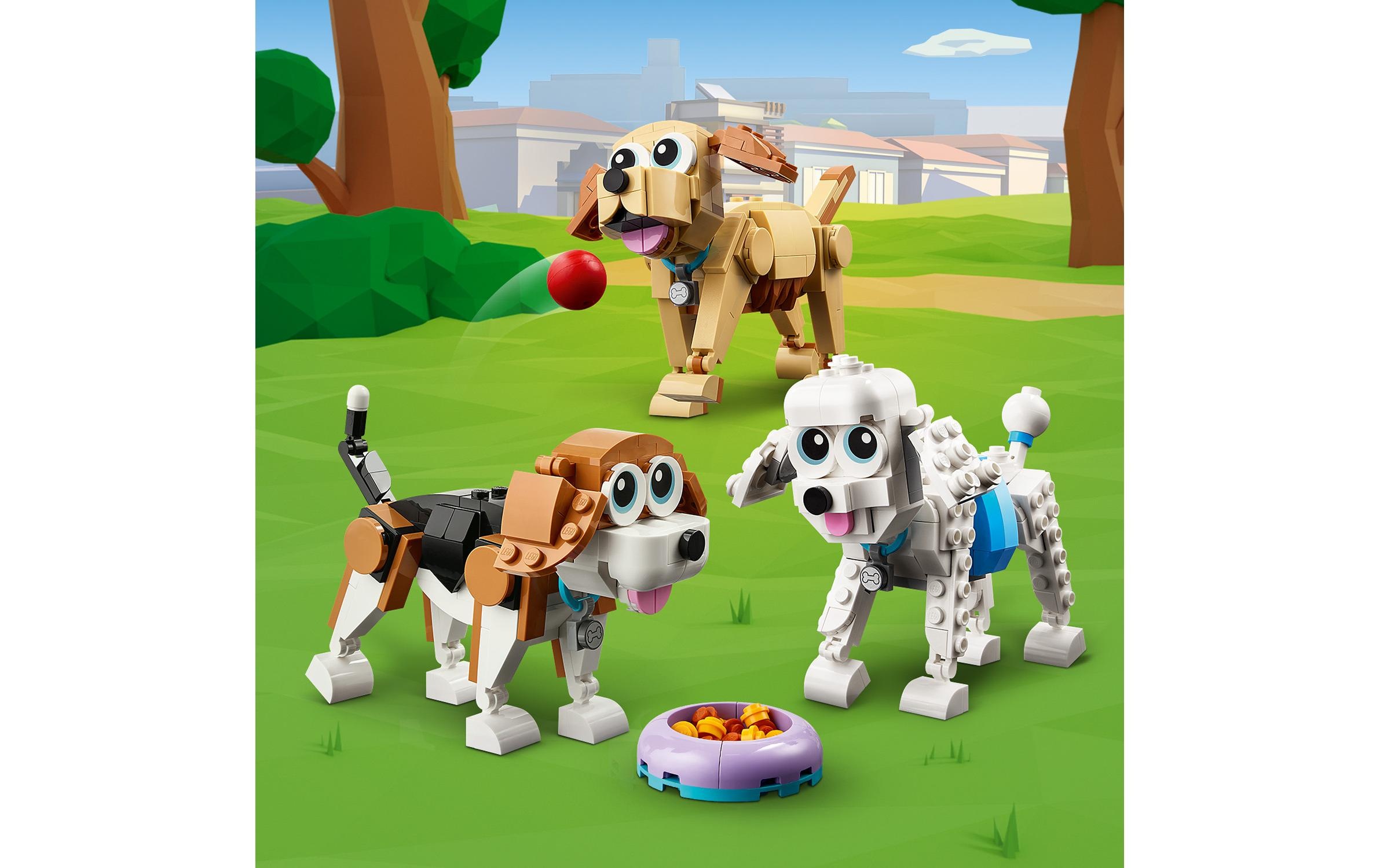 LEGO® Konstruktionsspielsteine »Hunde«