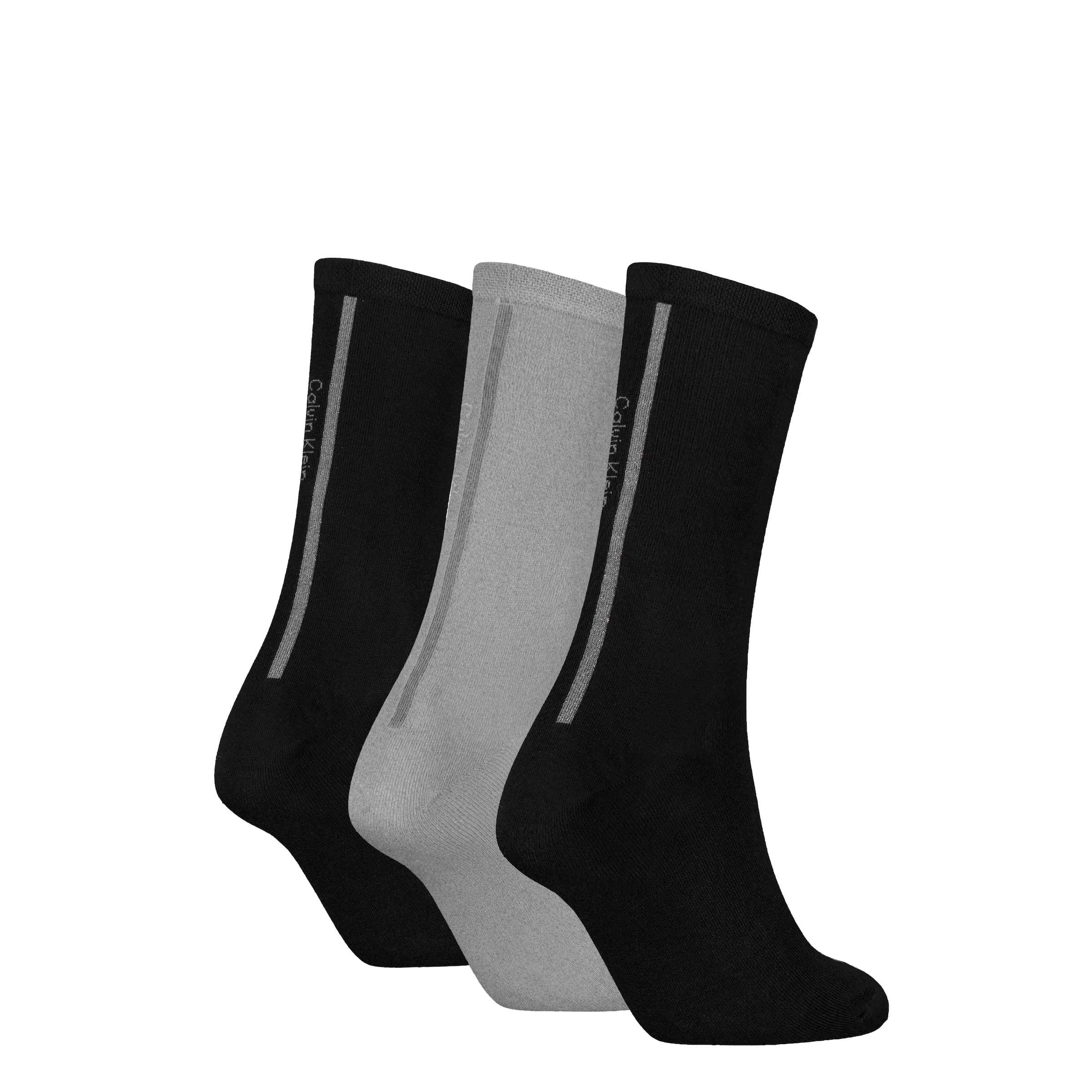 Image of Calvin Klein Socken "CK WOMEN SOCK GIFTBOX LUREX STRIPE" 3er Pack, mit Glitzerdetails