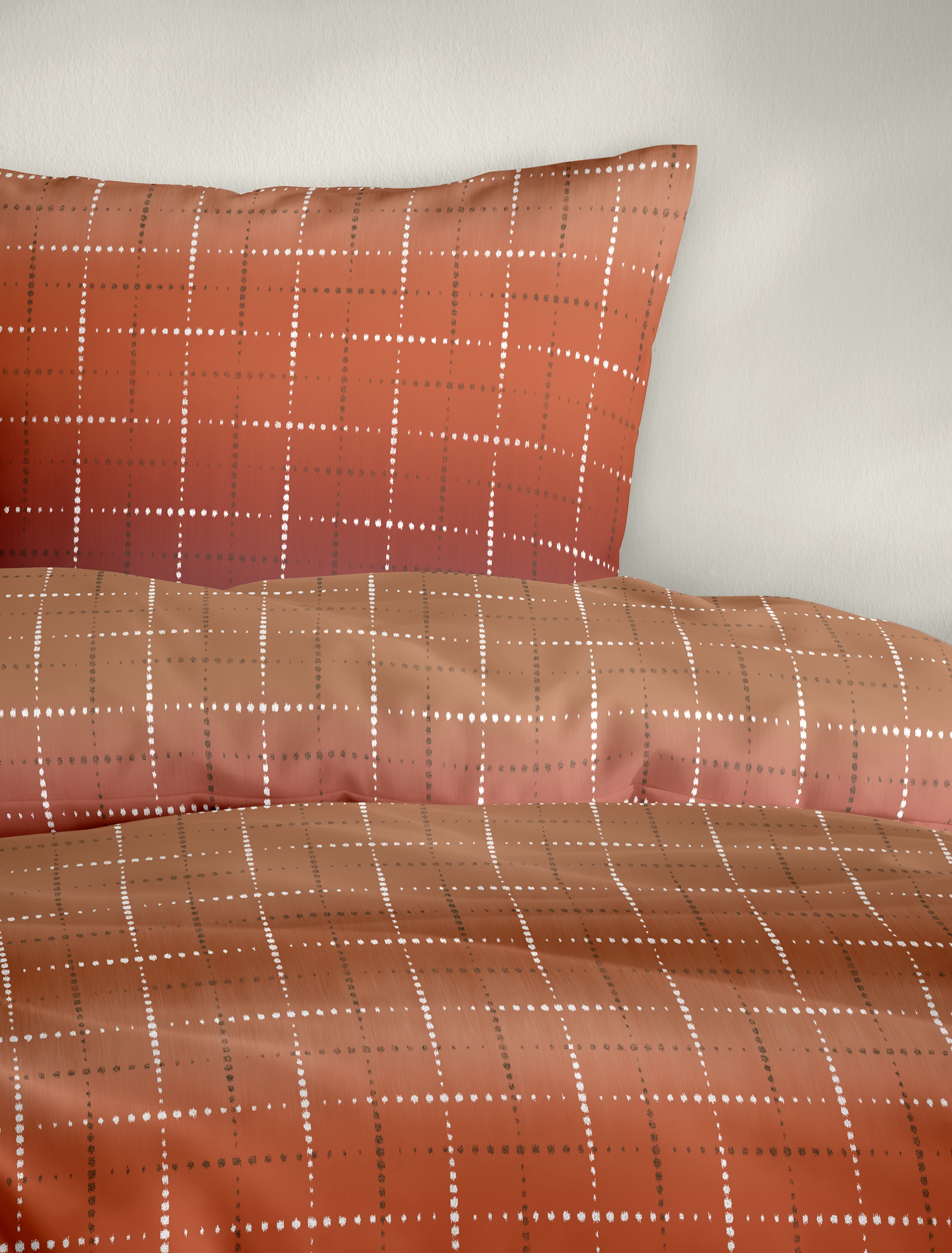 BIERBAUM Linge de lit »4062« 2 cuis tlg. Mako-Satin, 100 % Baumwolle, pflegeleicht