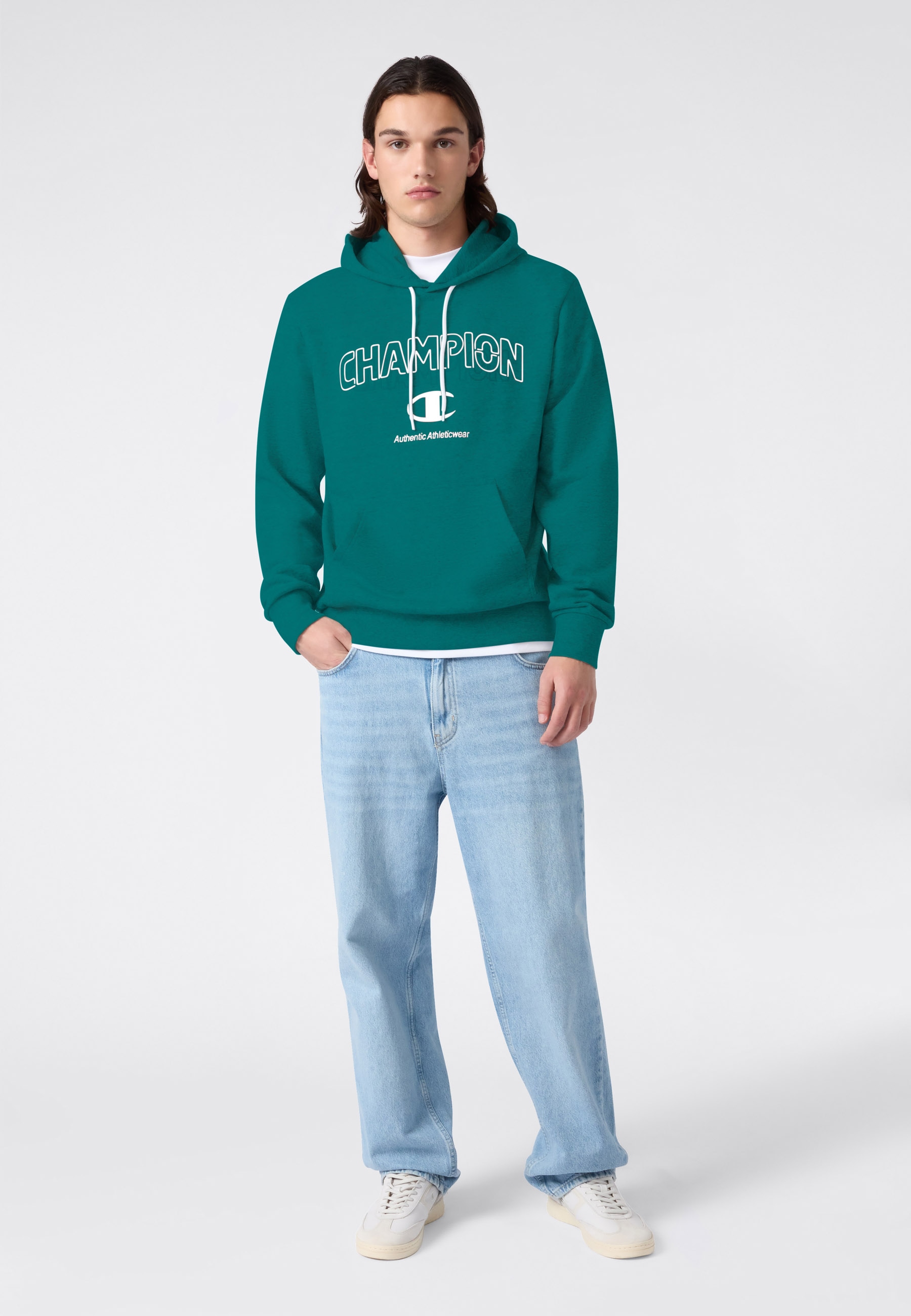 Champion Sweat à capuche »Graphic Terry Hoodie«, sportlicher Stil, für Erwachsene, Rundhalsausschnitt
