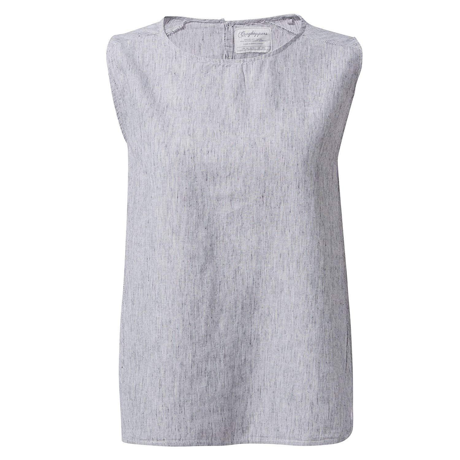 Rundhalsshirt »Damen Top Martina ärmellos«