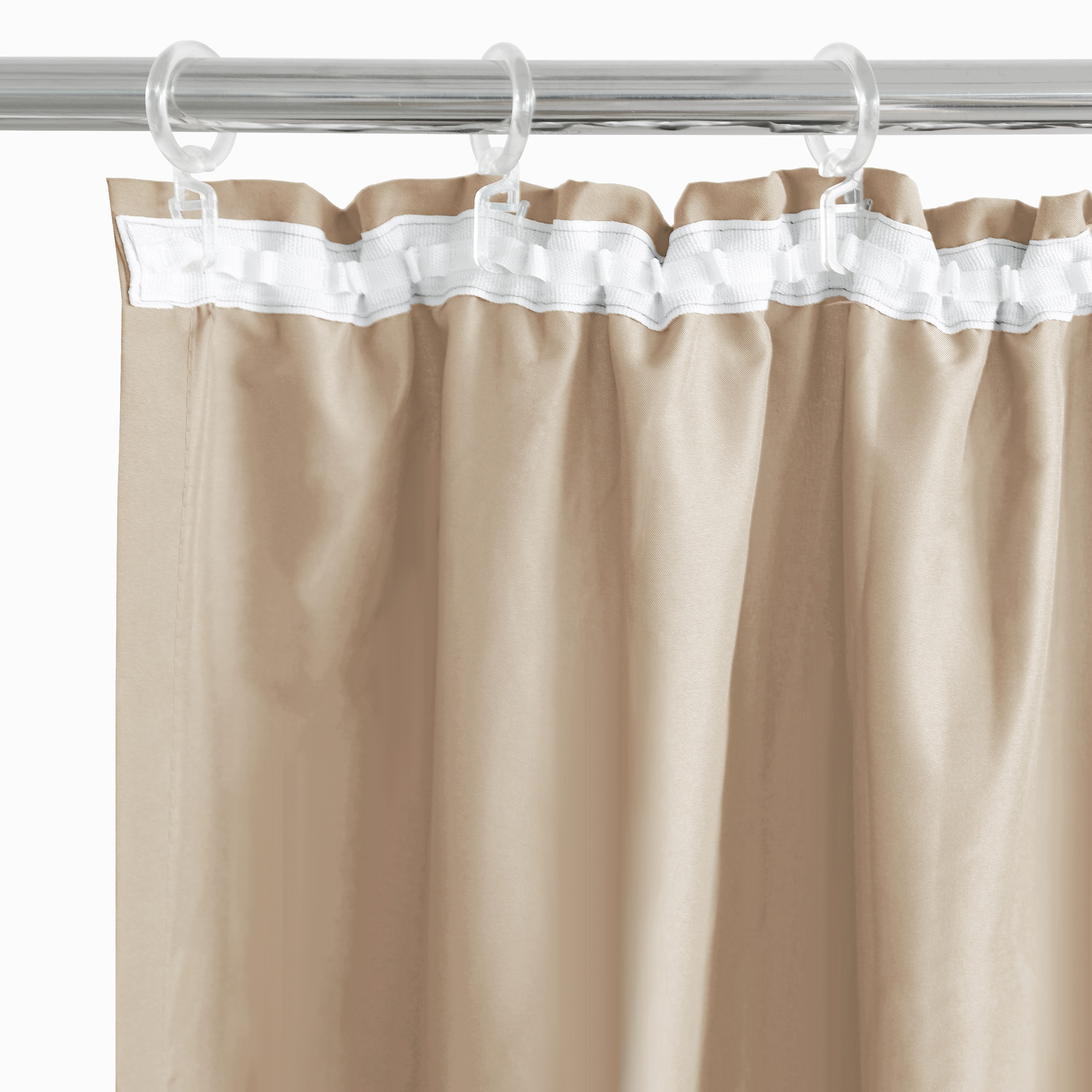 GOODproduct Vorhang »Raja, Gardinen mit Kräuselband, Vorhänge Wohnzimmer« Kräuselband 2 Stk. tlg. 2er-Set, Bestseller, einfarbig, modern, pflegeleicht, Mikrofaser