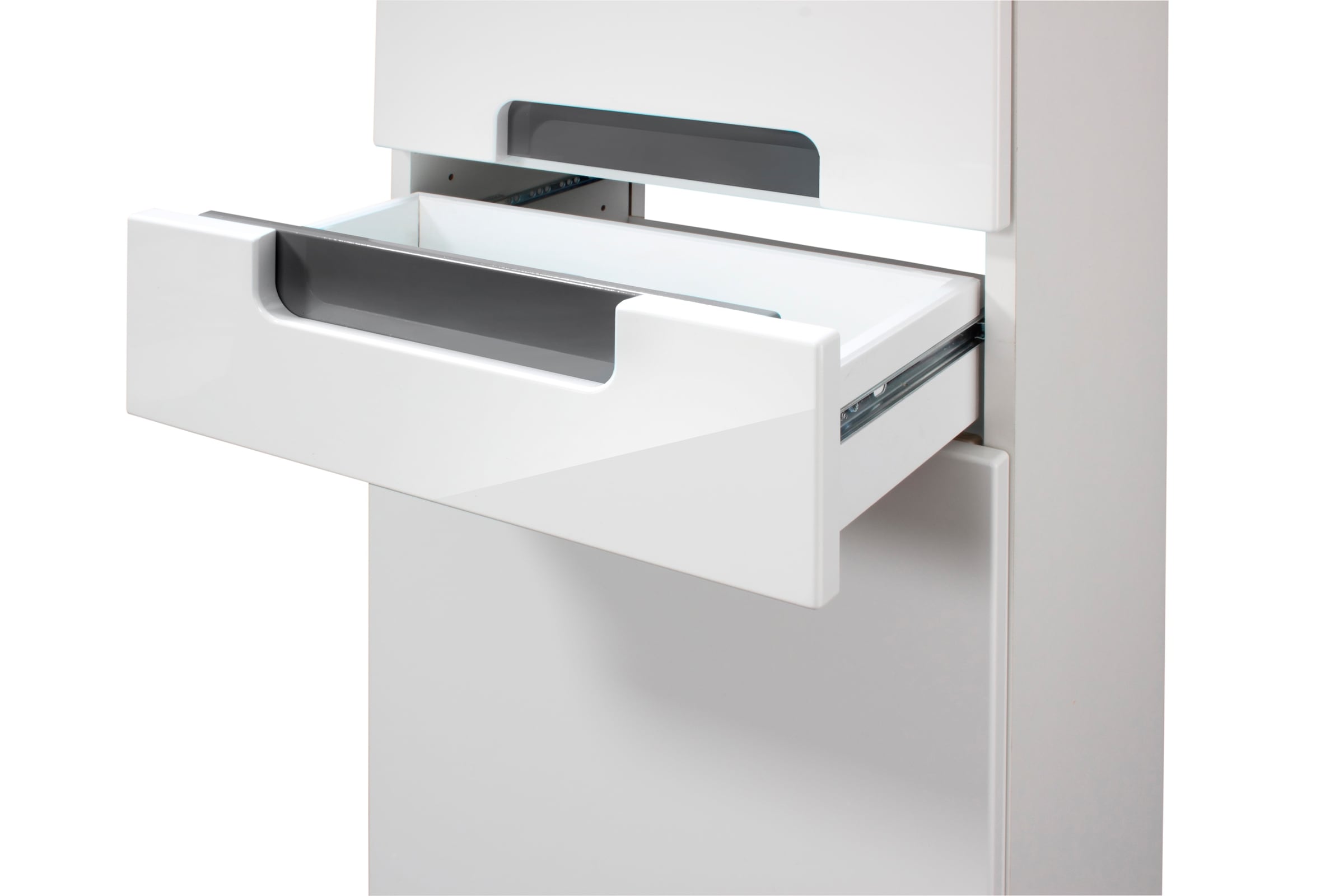 welltime Hochschrank »Siena«, Breite 40 cm, mit hochglänzenden Fronten in weiss