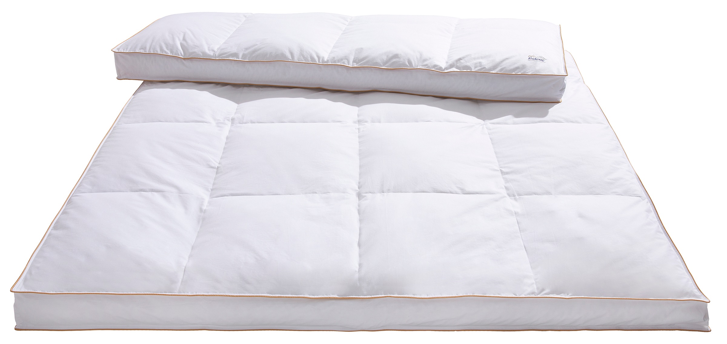 Balette Daunenbettdecke "Edition 140 Jahre, Bettdecken für Sommer & Winter, Ganzjahresdecke" polarwarm Füllung 100% Daunen 1 Stk. tlg. Bettdecke 135x200 cm, 155x220 cm & weitere Größen, Made in Germany