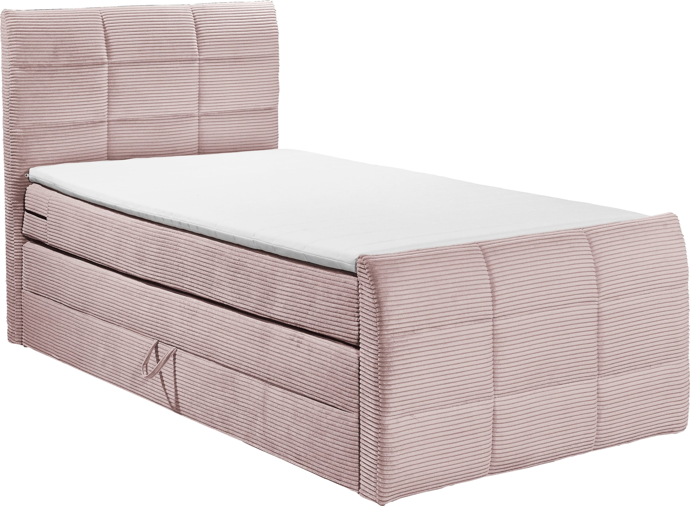 ED EXCITING DESIGN Boxspringbett »Bolivia« harte Seite mit Kokosmatte, weiche Seite mit Filzabdeckung