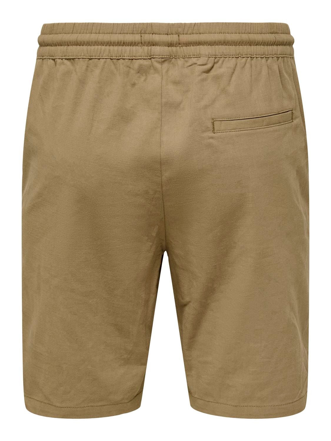 ONLY & SONS Short en chino »ONSCAPRI SLIM SLUB CHINO SHORTS OTL«