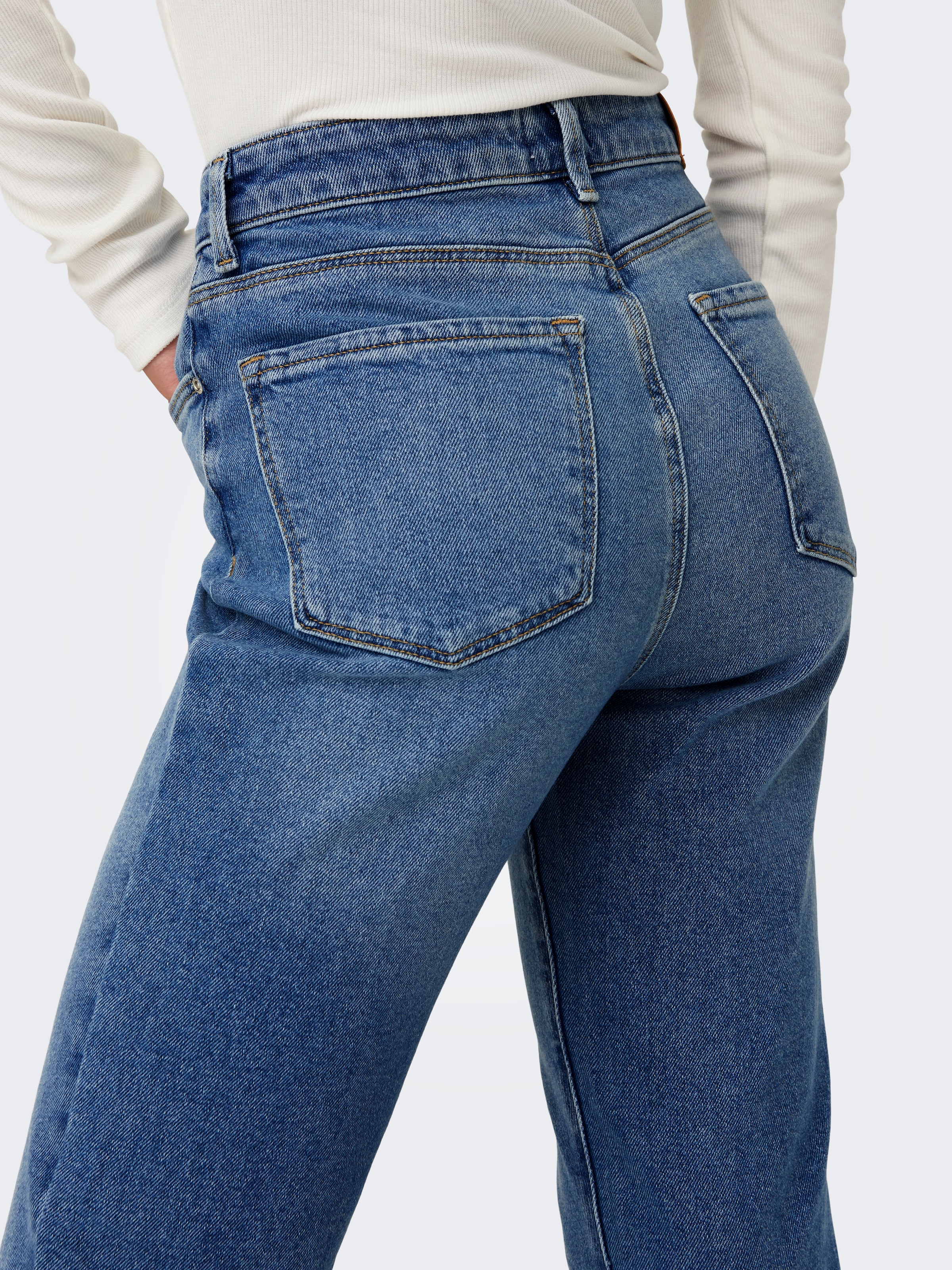 ONLY Straight-Jeans »ONLEMILY STRETCH HW ST AK DNM CRO571NOOS«