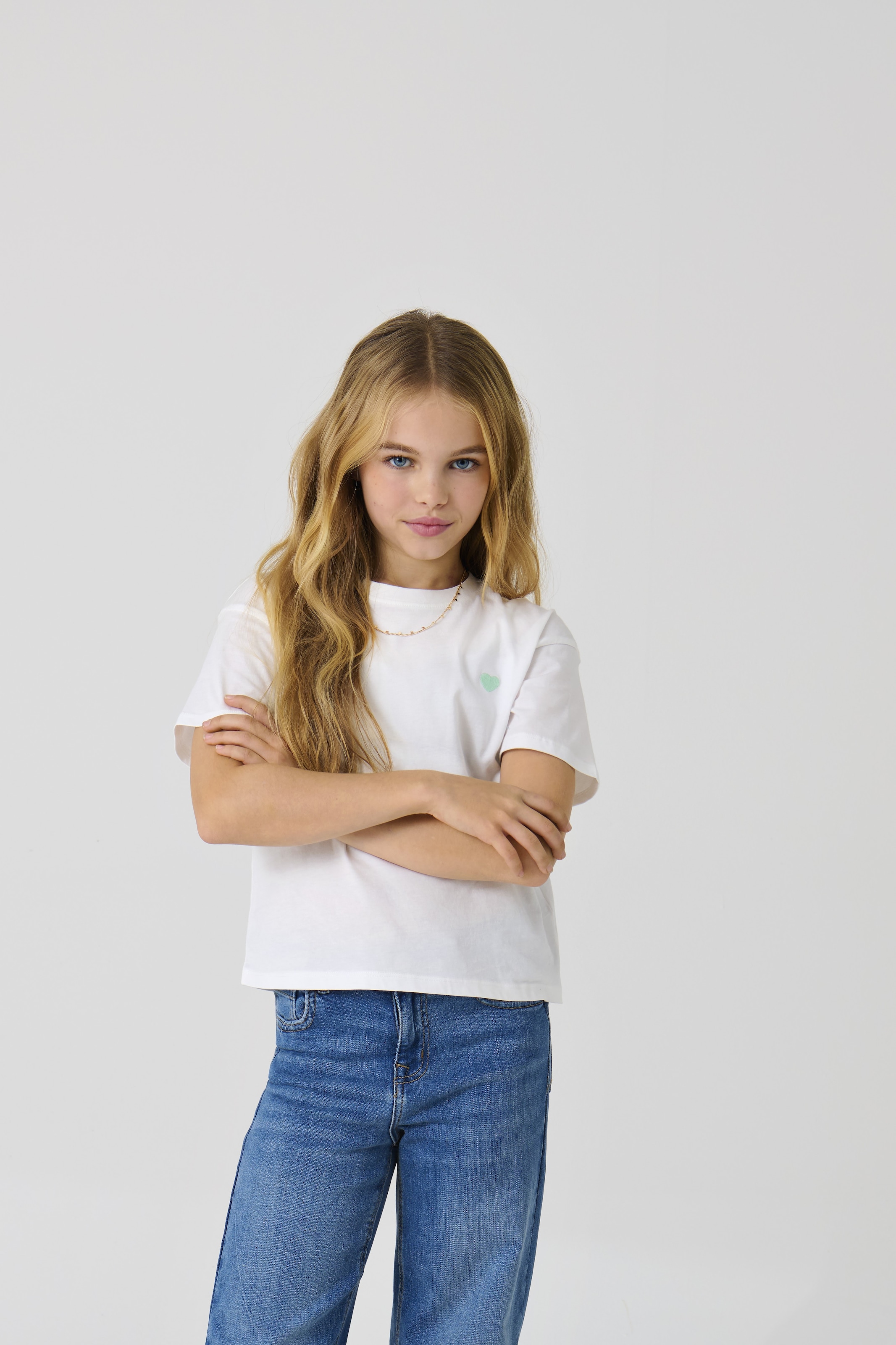 KIDS ONLY Kurzarmshirt »KOGMAIKEN LIFE CROPHEART SS TOP JRS NOOS«