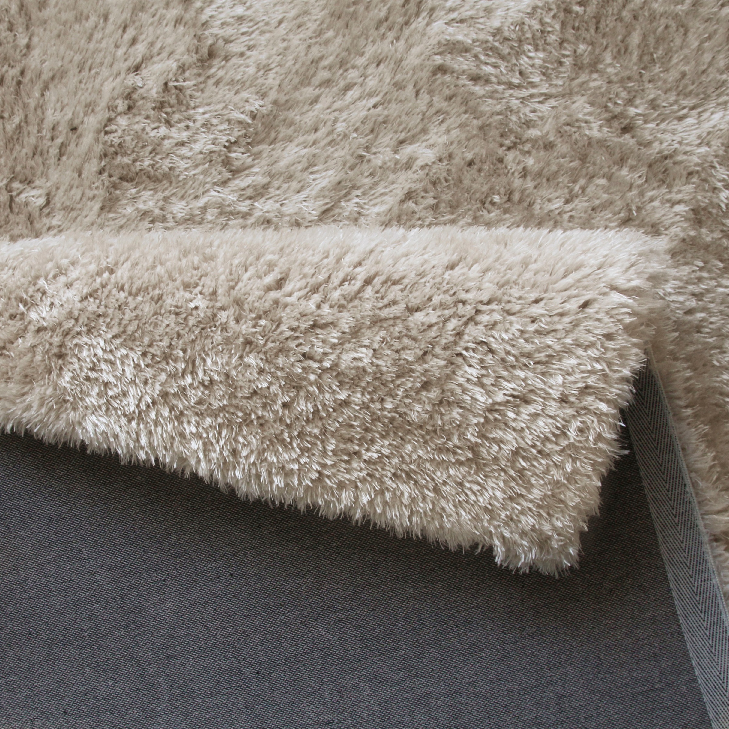 my home Hochflor-Teppich »Micro Shaggy, aus weicher Mikrofaser«, rechteckig, 53 mm Höhe, weich, flauschig, Uni-Farben, Wohnzimmer, Schlafzimmer, Kinderzimmer