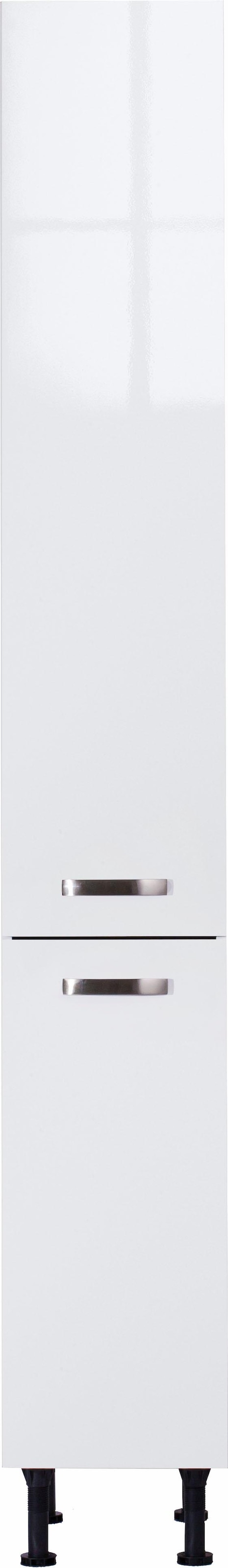 Image of KOCHSTATION Apothekerschrank "KS-Cara" mit 2 Vollauszügen und 5 Ablagen, höhenverstellbare Füsse, Breite 30 cm