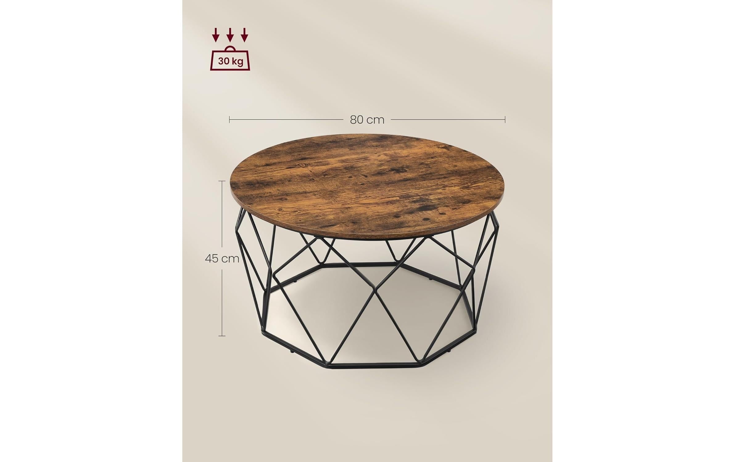 VASAGLE Couchtisch »80 x 45 cm«