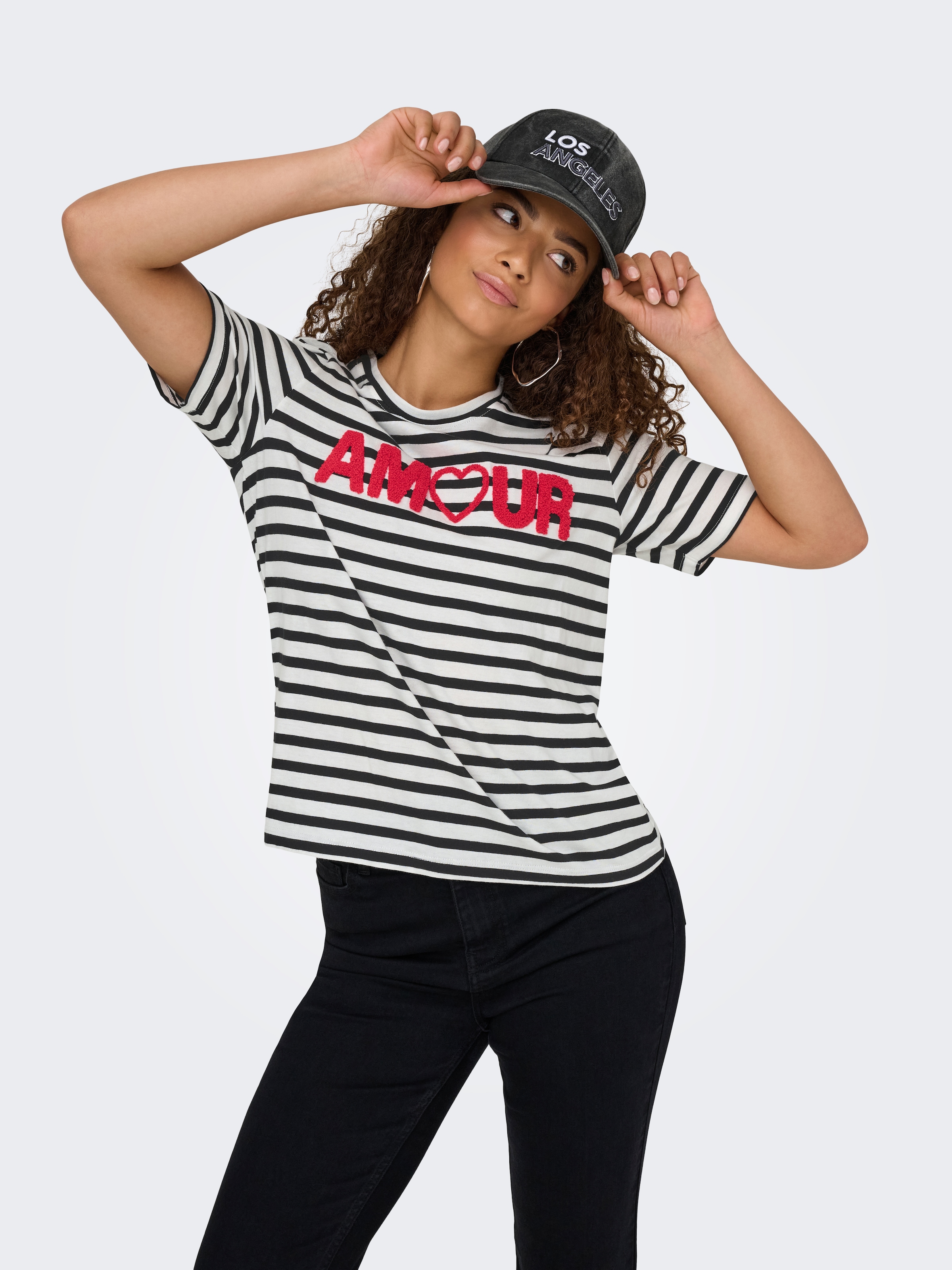 ONLY T-Shirt »ONLKIKO LIFE S/S O-NECK TERRY TOP CS JRS«