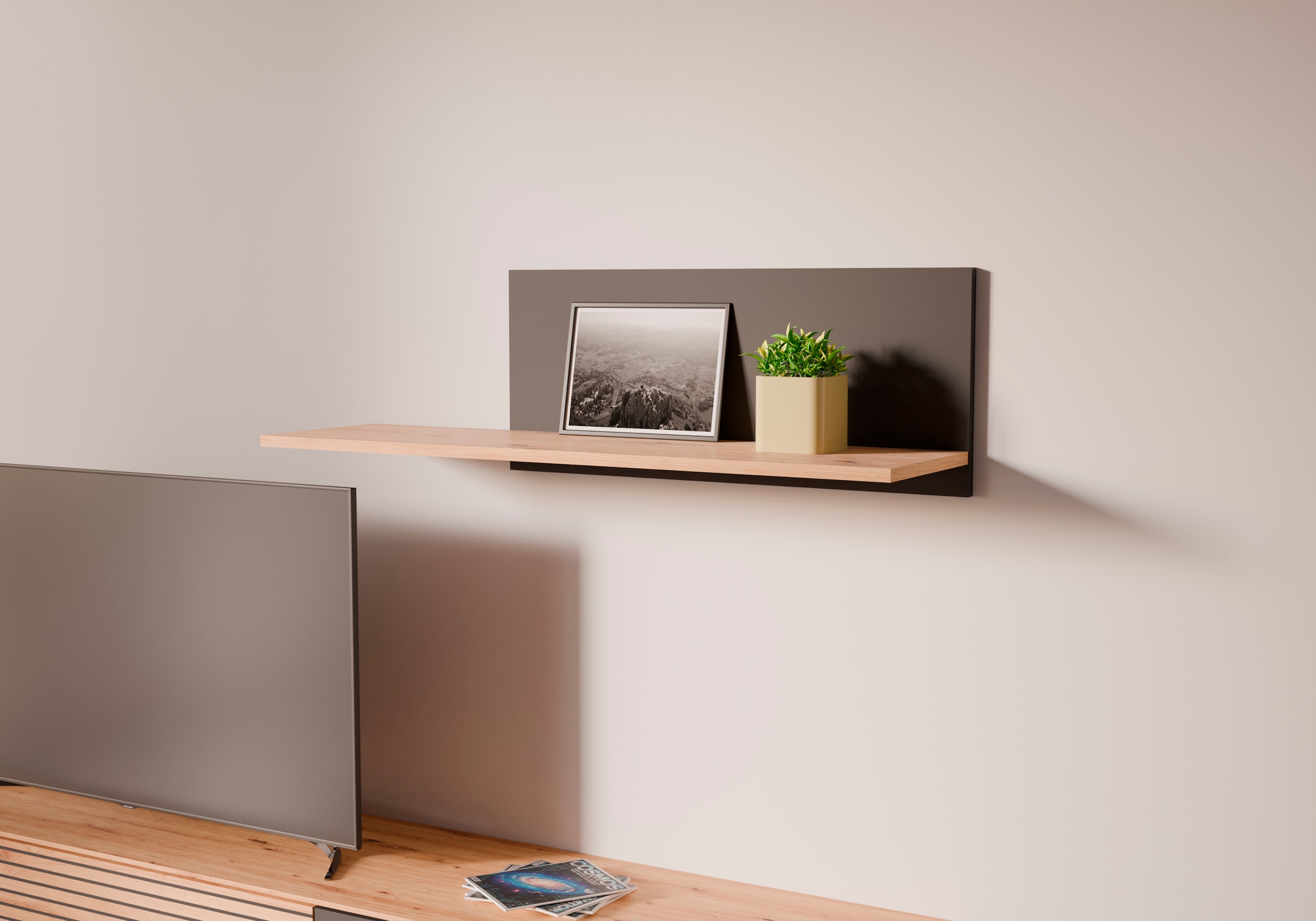 GOODproduct Wandregal »Wandboard, Praktisch, für jeden Raum, trendfarbig« perfekt zur Gestaltung moderner Wände, Breite 95cm