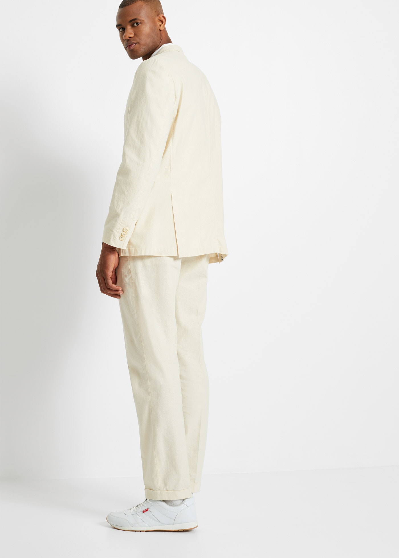 bonprix Costume »Anzug aus luftigem Leinen-Mix (2-tlg.Set), Regular Fit« Set, 2, 2 cuis tlg. Anzug aus luftigem Leinen-Mix (2-tlg.Set), Regular Fit
