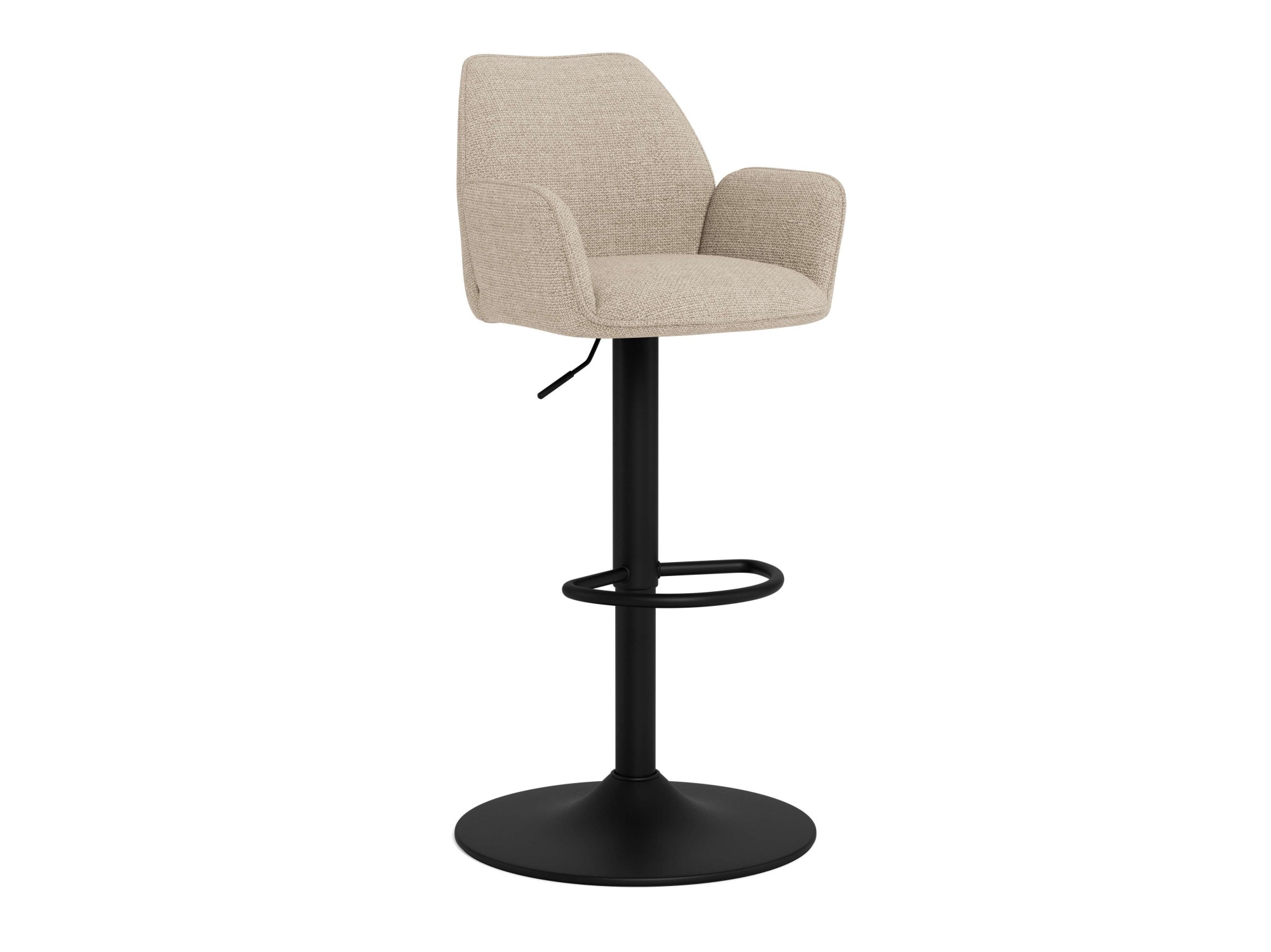 ACTONA GROUP Barhocker »Glenda, Hocker, Barstuhl« 1, 1 Stk. tlg. Stoffpolster, Armlehnen, Gaslift, Drehfunktion, FSC™