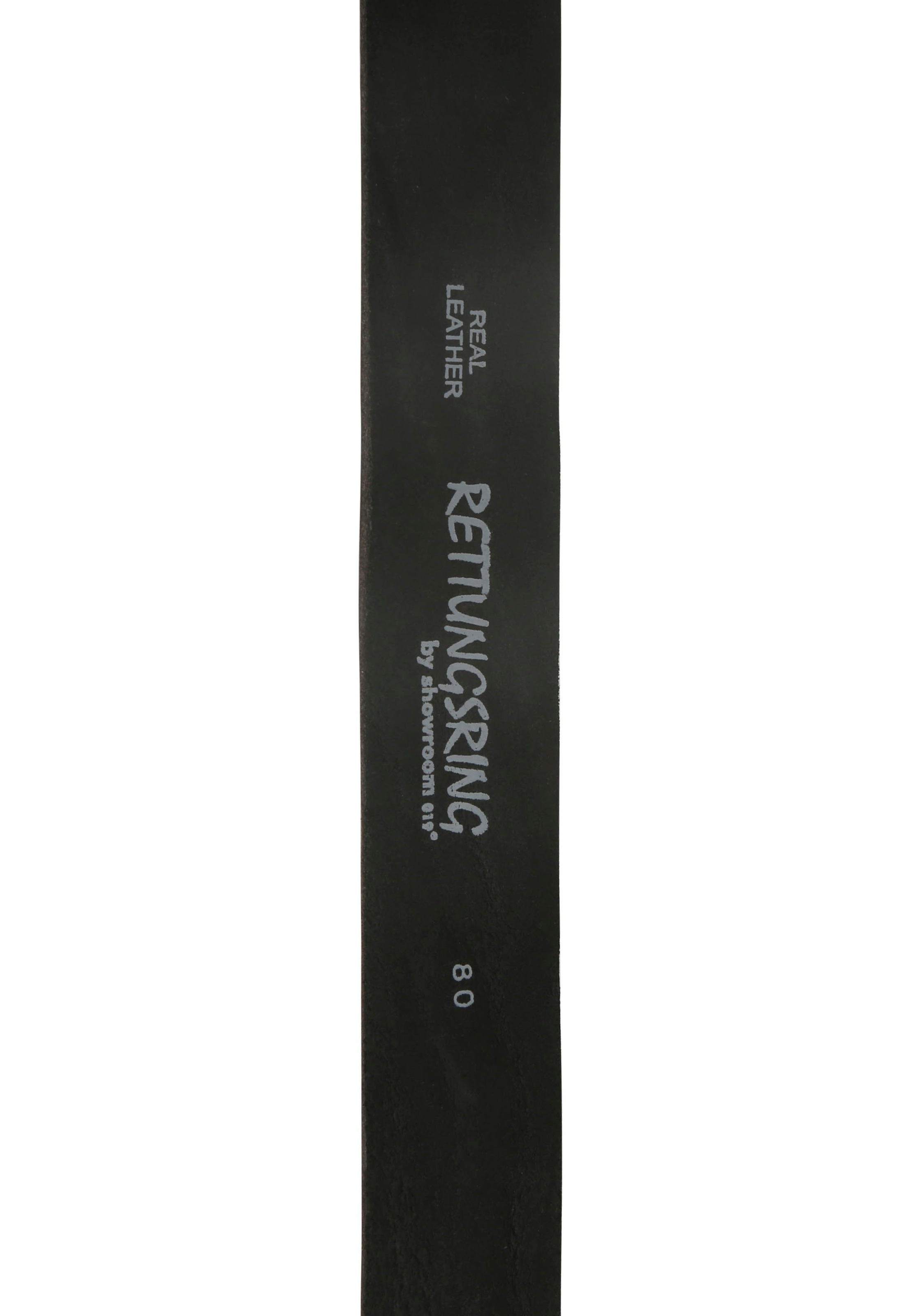 Rettungsring Gürtel Ledergürtel mit austauschbarer Schliesse »Welt Schwarz/Gold«