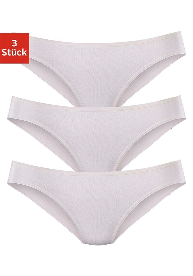 LASCANA Bikinislip, (Packung, 3 St.), aus hochwertiger Modal-Qualität