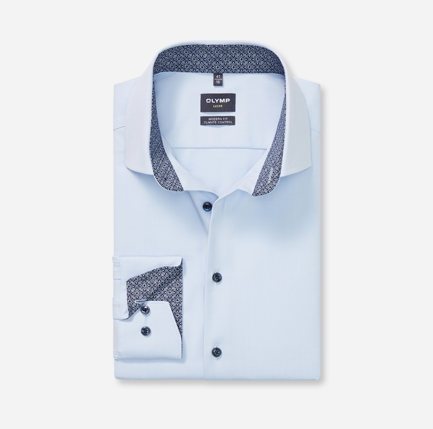 OLYMP Chemise à manches longues »Luxor 24/Seven« Climate Control, modern fit, Businesshemd, Global Kentkragen