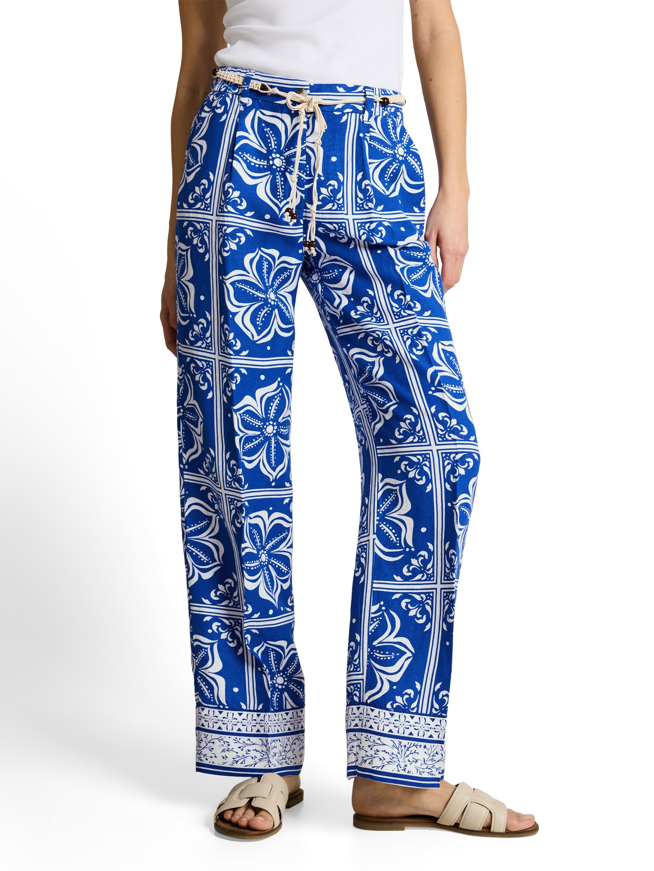 Image of TOM TAILOR Stoffhose mit All-Over Print