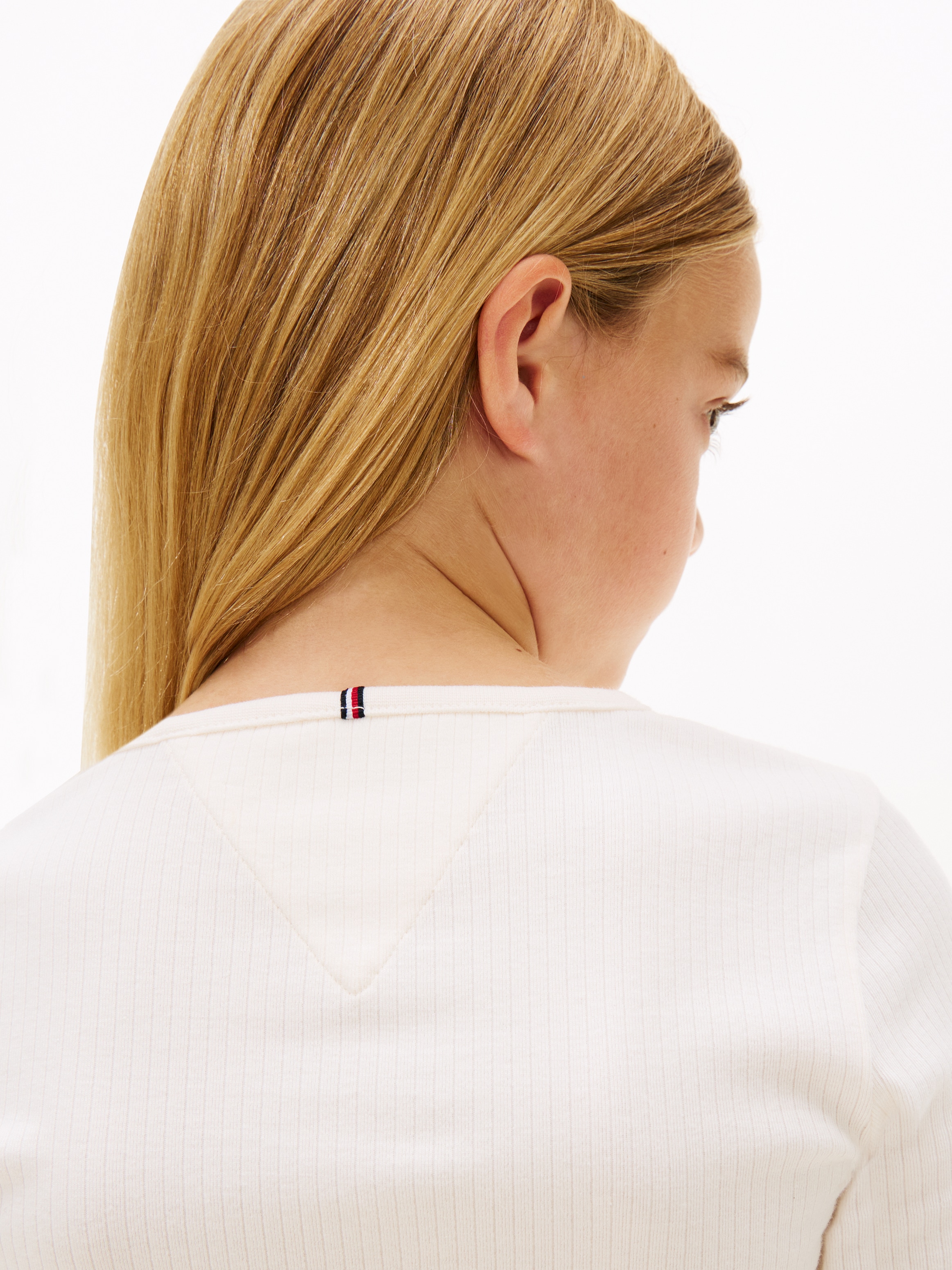 Tommy Hilfiger Langarmshirt Kinder bis 16 Jahre, mit Rundhalsausschnitt