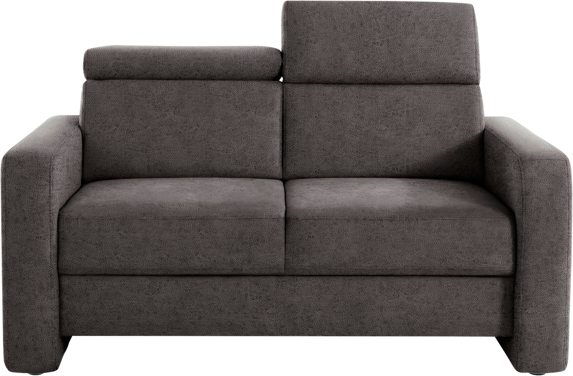 sit&more 2-Sitzer »Bologna« inklusive Kopfteilverstellung und Federkern