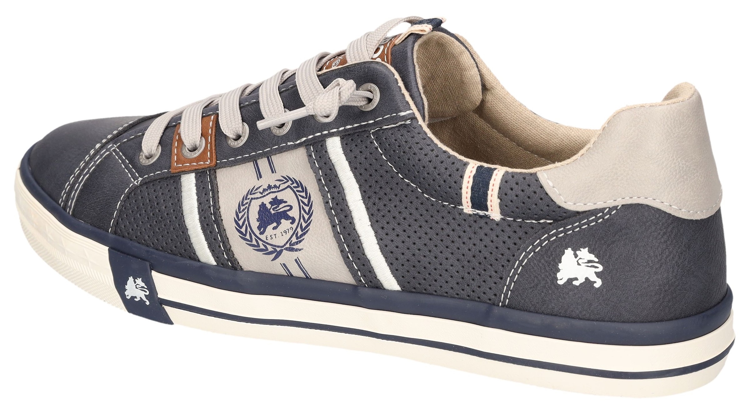 LERROS Baskets slip-on  Sneaker de loisirs, chaussure basse, chaussure à enfiler avec couture décorative