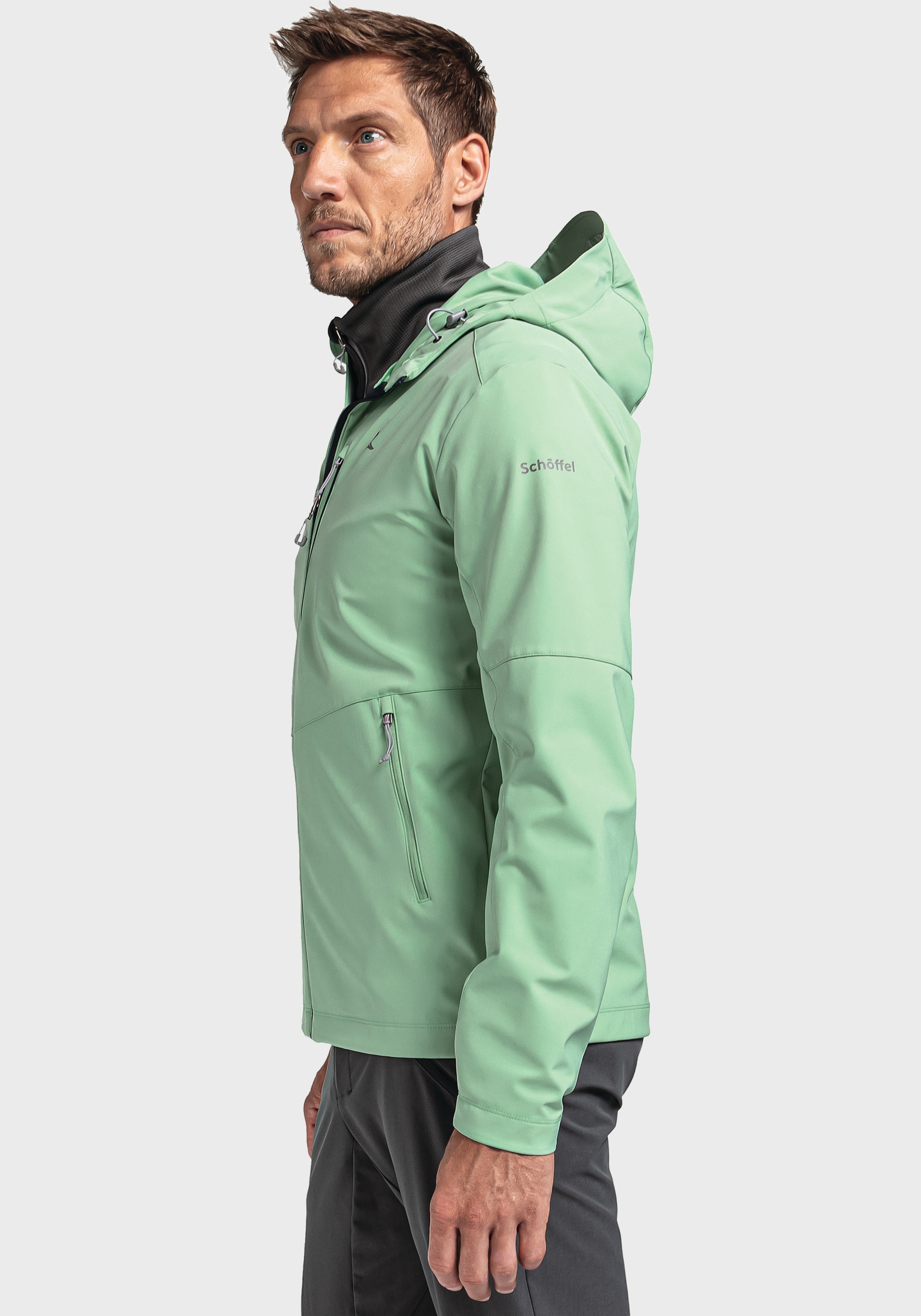 Schöffel Outdoorjacke »Softshell Jacket Tonion M«, mit Kapuze