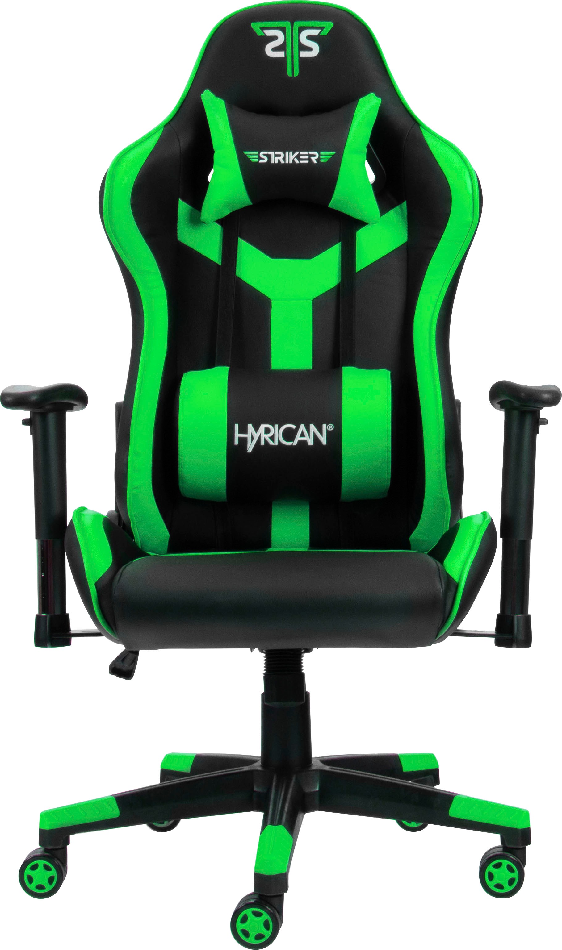 Hyrican Gaming-Stuhl "Striker Gaming-Stuhl "Copilot" Gamingstuhl + Stuhlunterlage" (Set) Bodenschutzmatte 1100x1100x2mm
