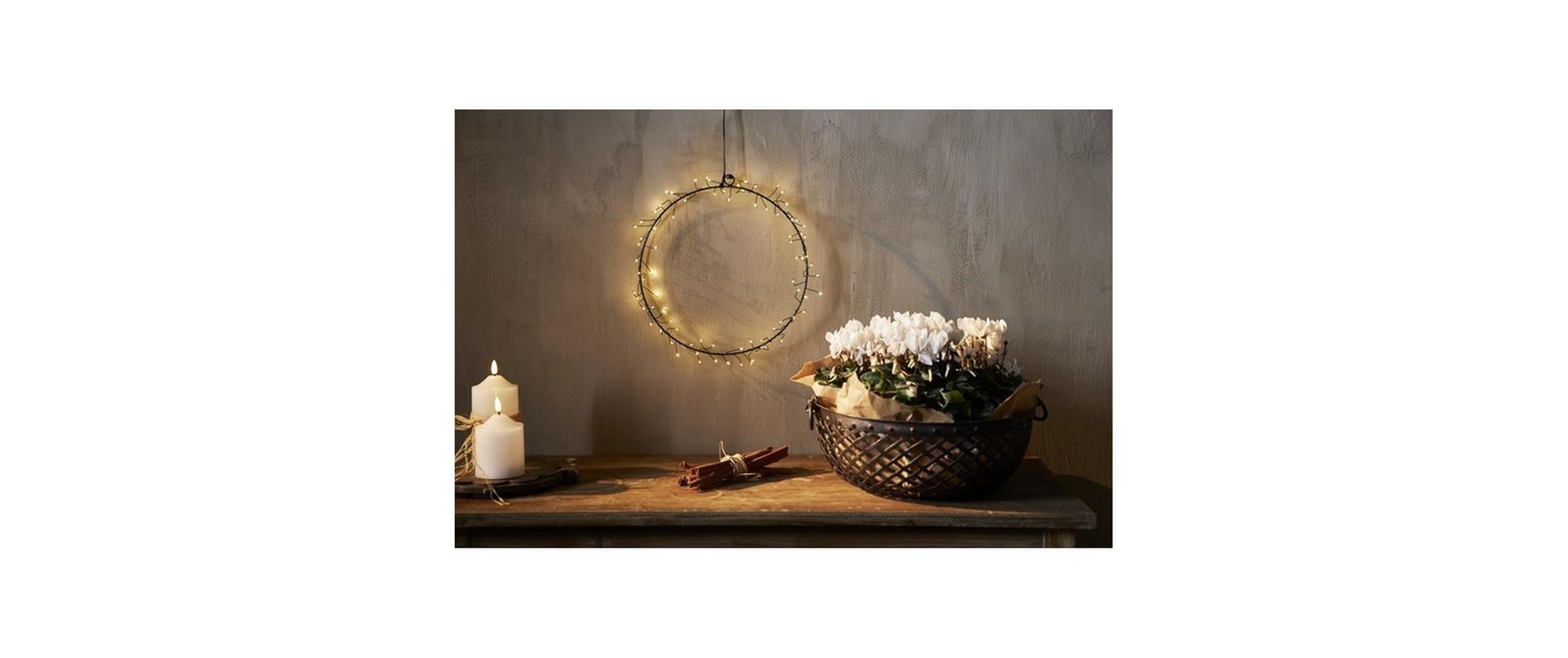   Suspension décorative »LED-Weihnachtskranz«