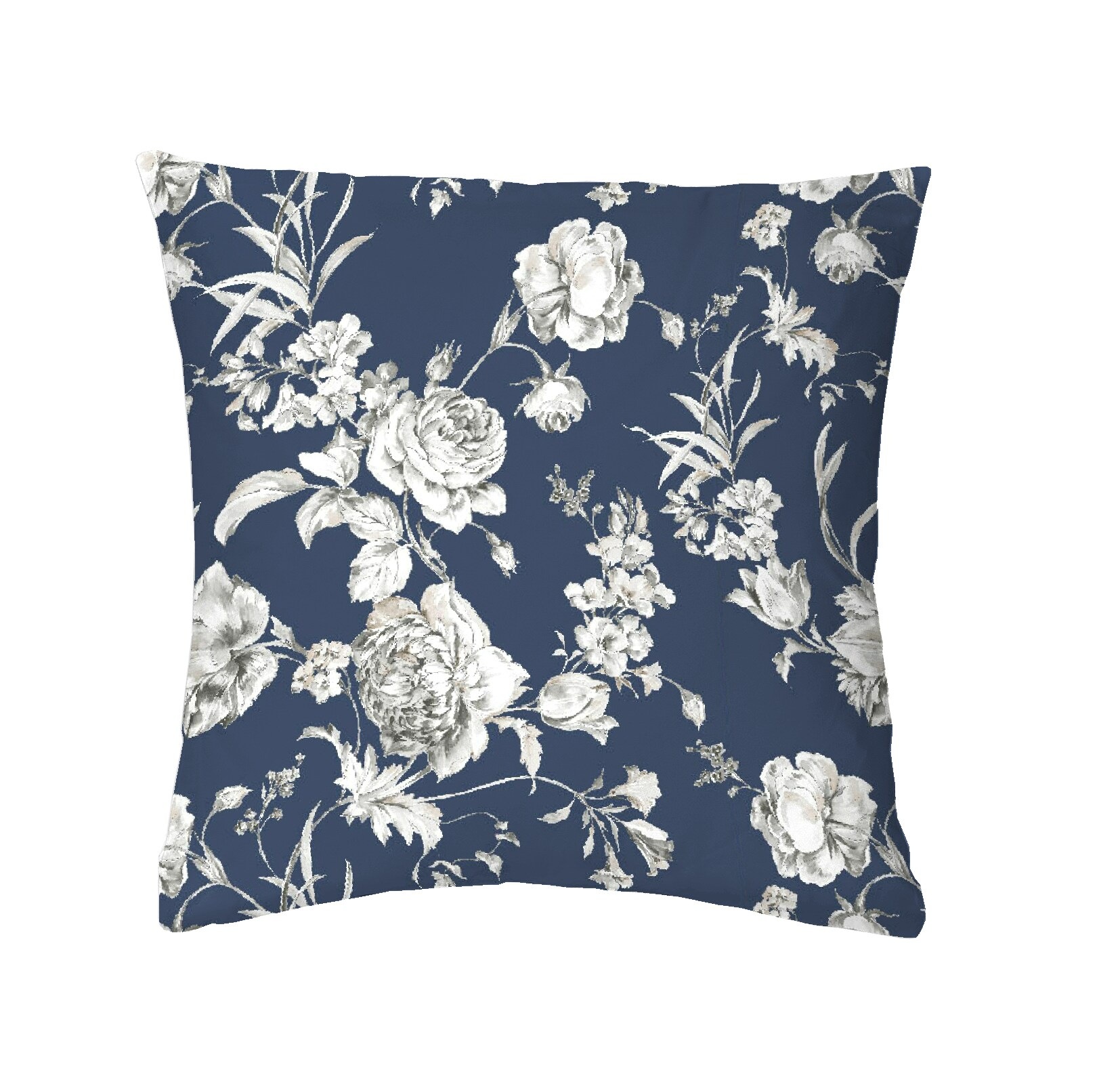 HOME FASHION Housse de coussin »Rosenmuster« verdeckter Reissverschluss